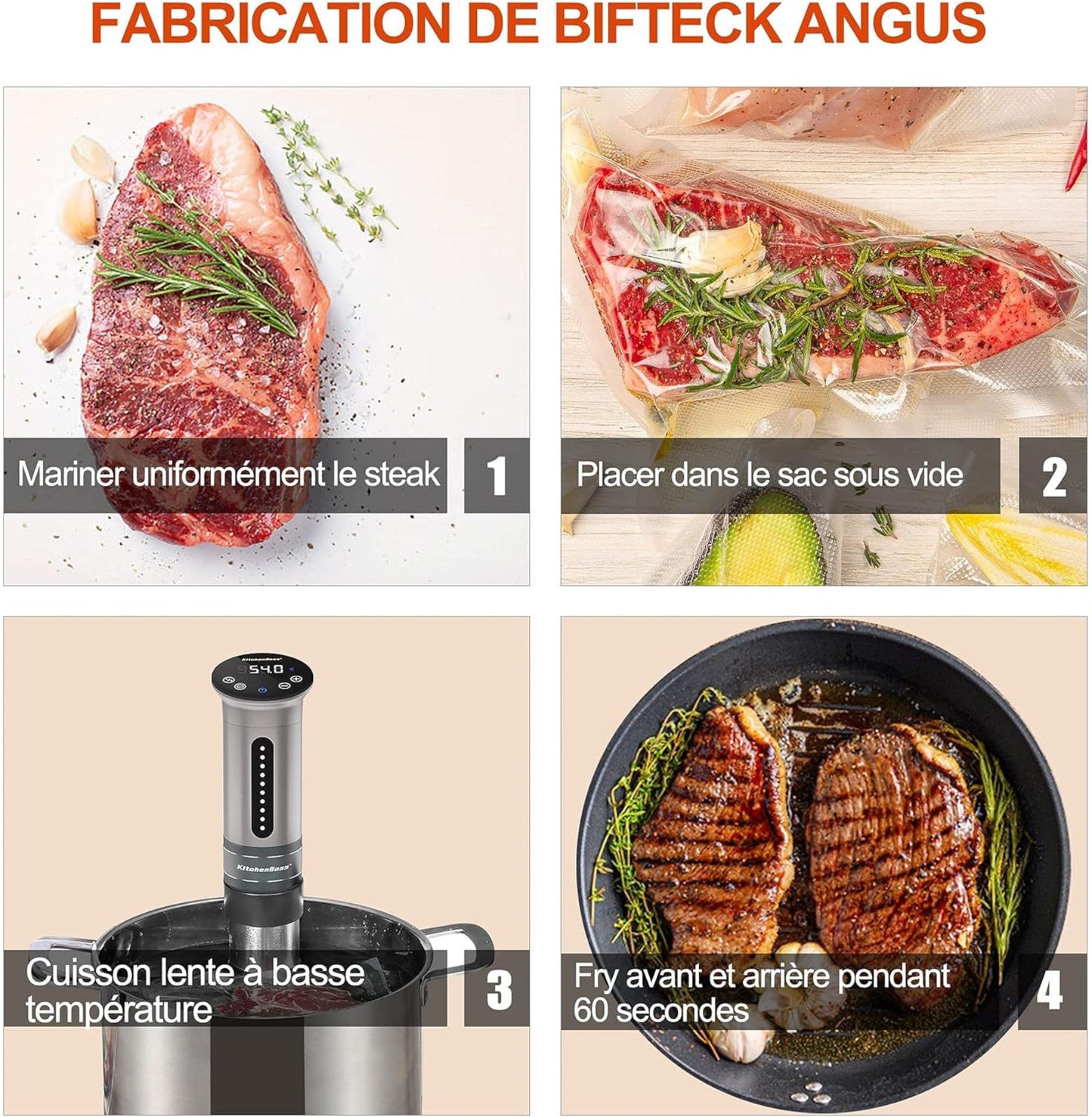 Sous Vide Garer G310, Silber