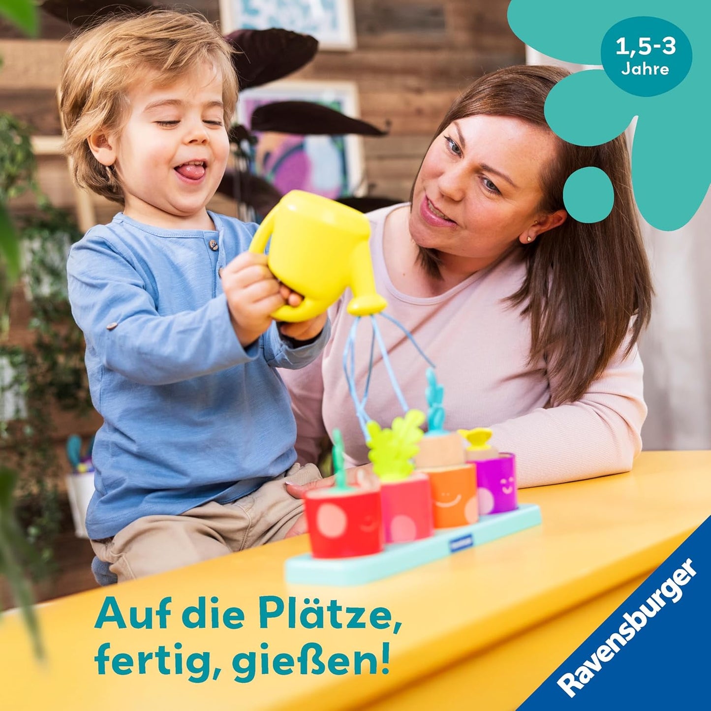 Play+ Puzzle- & Spiel-Set: Meine kleinen Pflanzen – Kinderpuzzle, Pretend Play Set