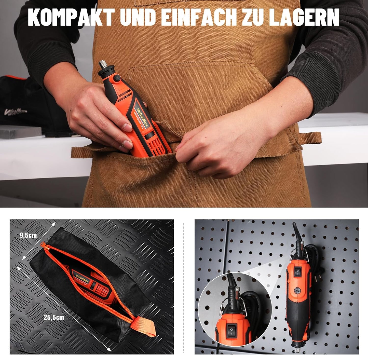 Multifunktionswerkzeug mit 120-teiligem Zubehörset