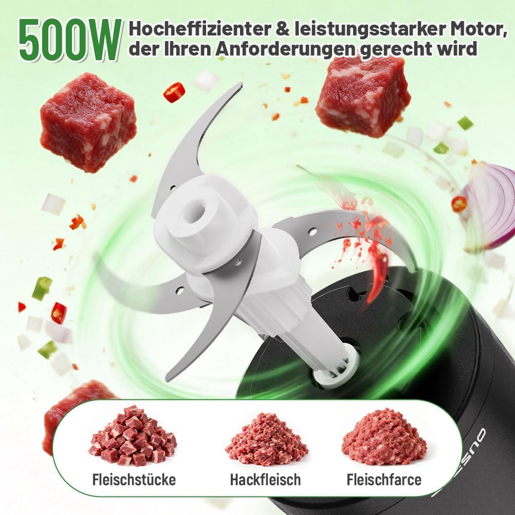 Elektrischer Multizerkleinerer, Schwarz
