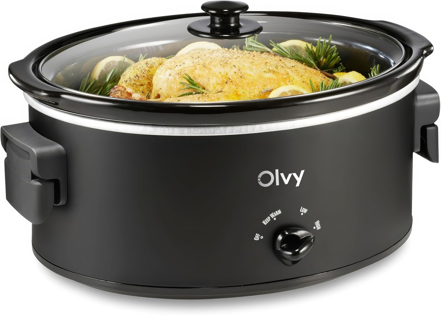 Slow Cooker 6L mit Keramik-Innentopf und 3 Stufen