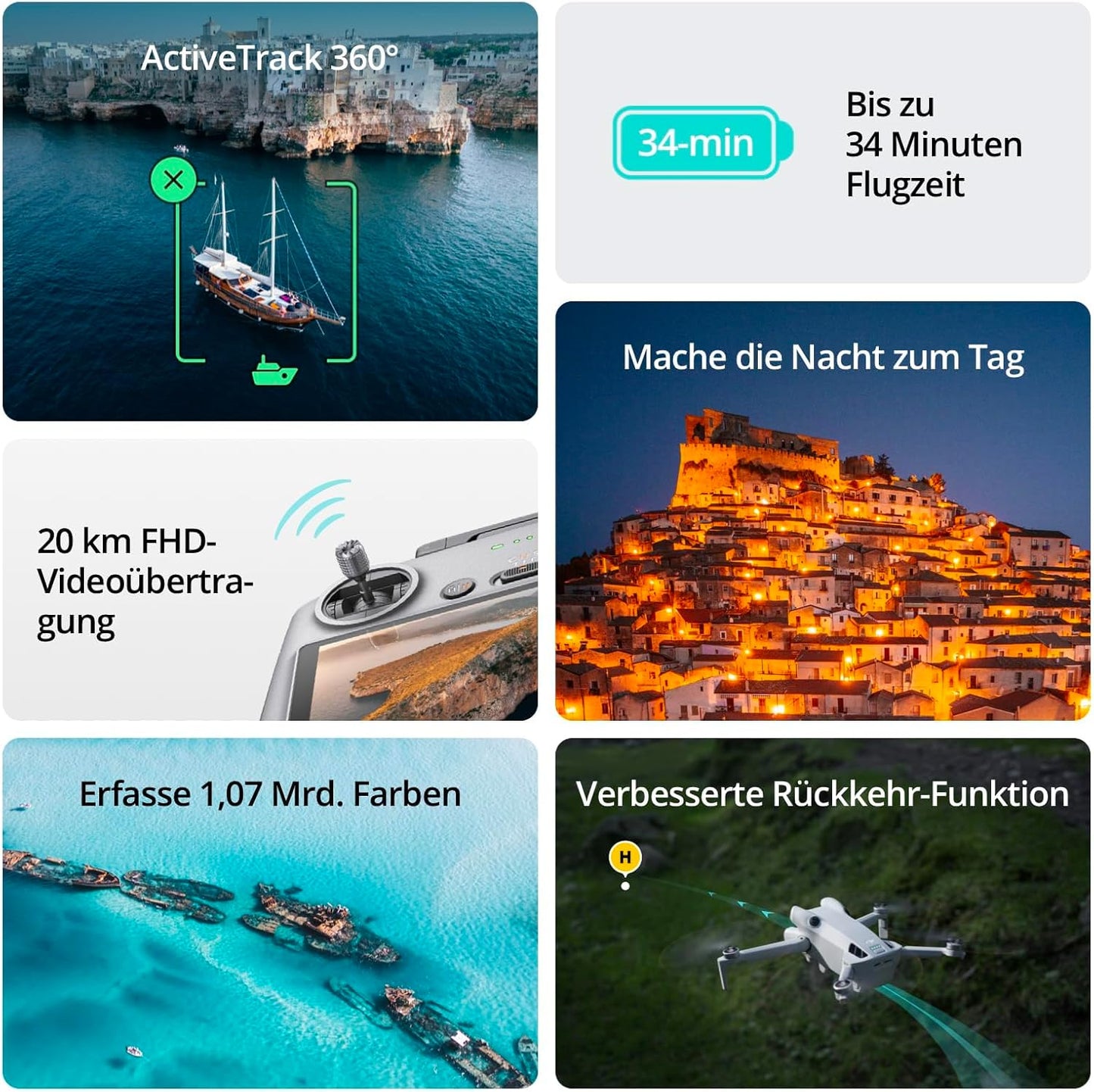Mini 4 Pro (RC 2) Drohne, DJI Mini 4 Pro Standard (DJI RC 2) Standard