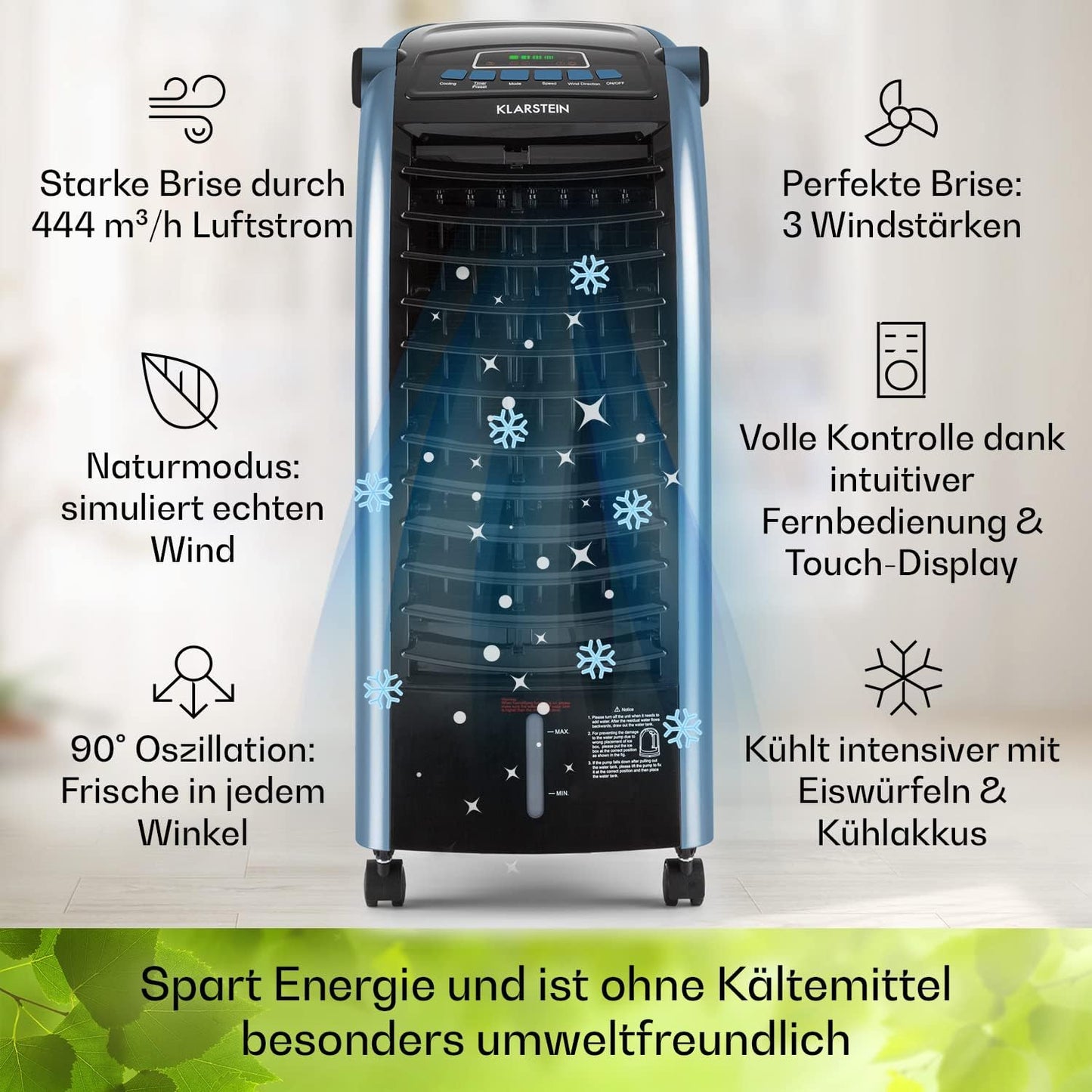 Verdunstungskühler, Himmelblau