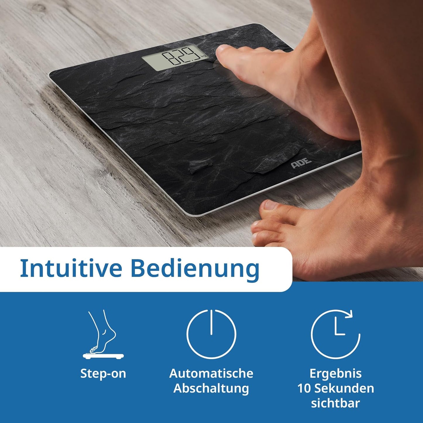 Digitale Körperwaage, Schiefer