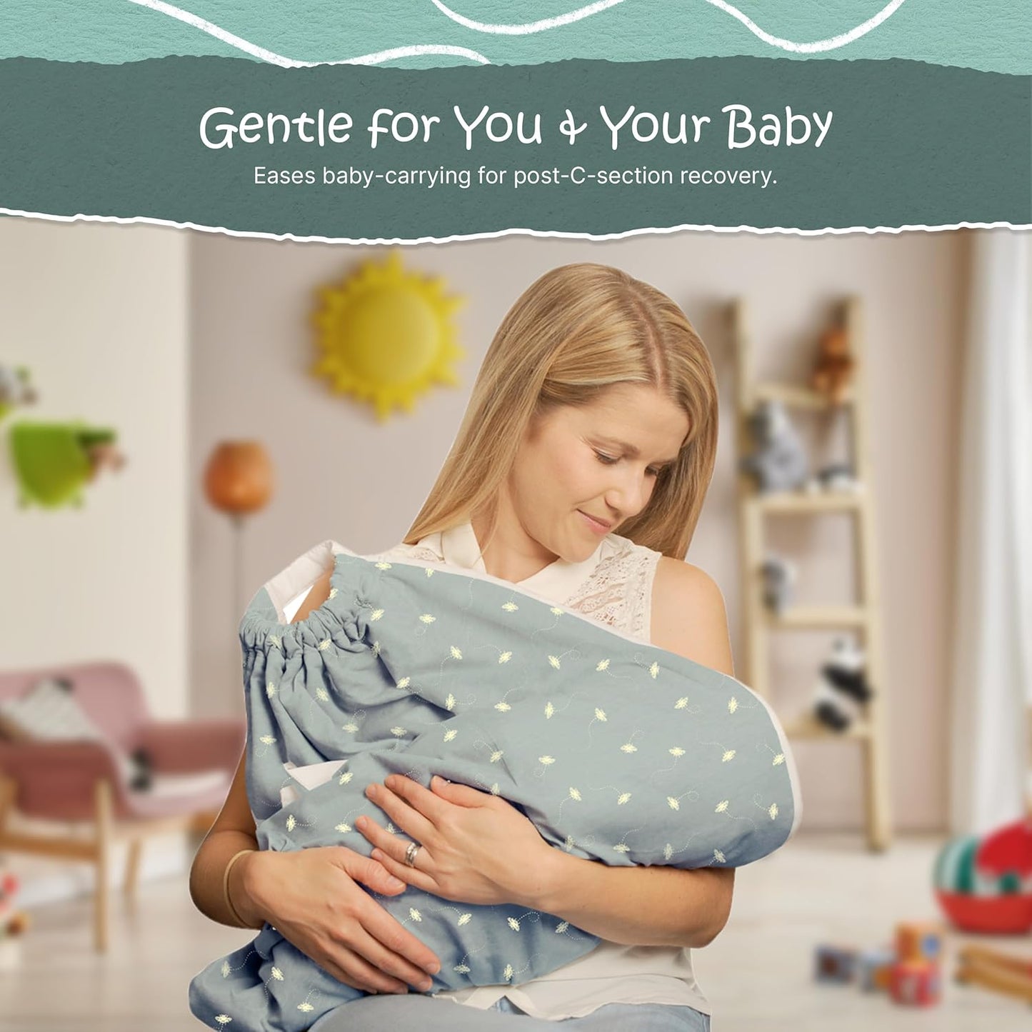 Babytragehilfe mit Griffen, Baby Bumble