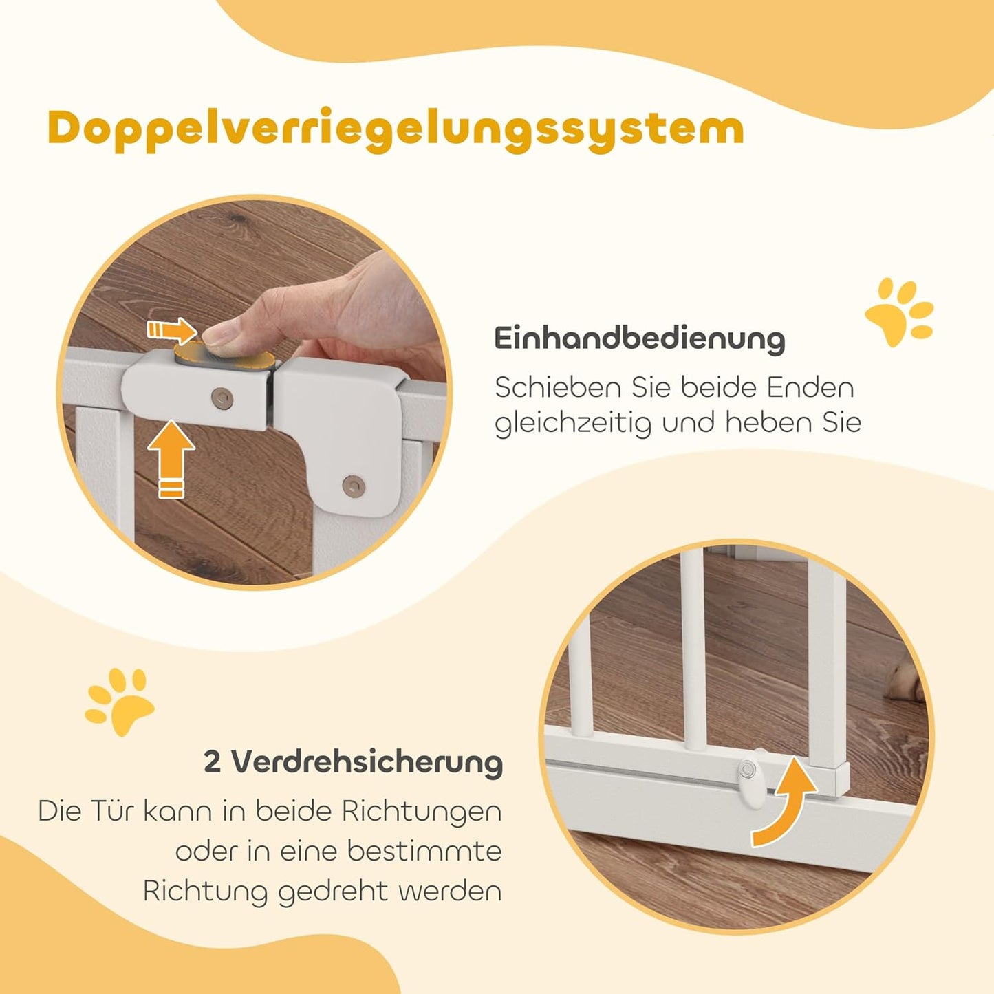 Schutzgitter mit Verlängerungsstange