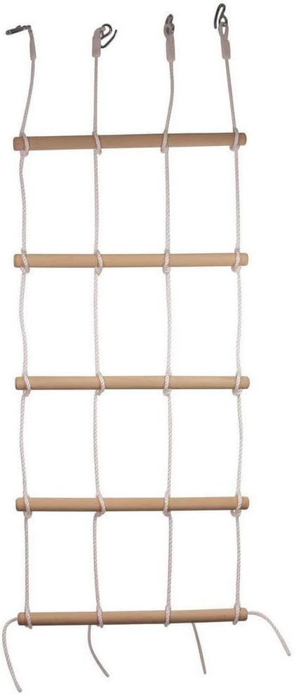 Kletterwand mit Seilen und Holzstangen (bis 120 kg)