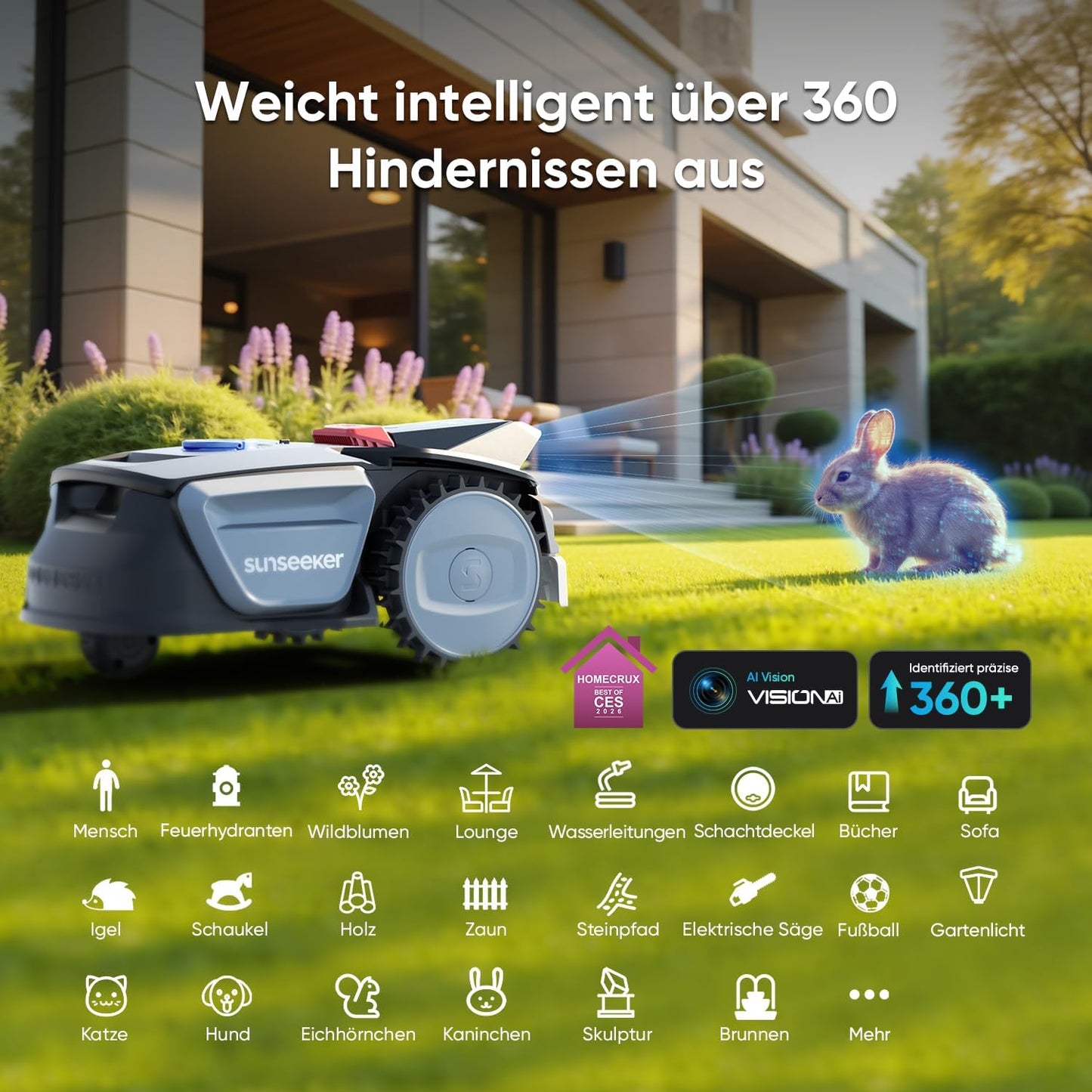 Mähroboter V1 mit Garage