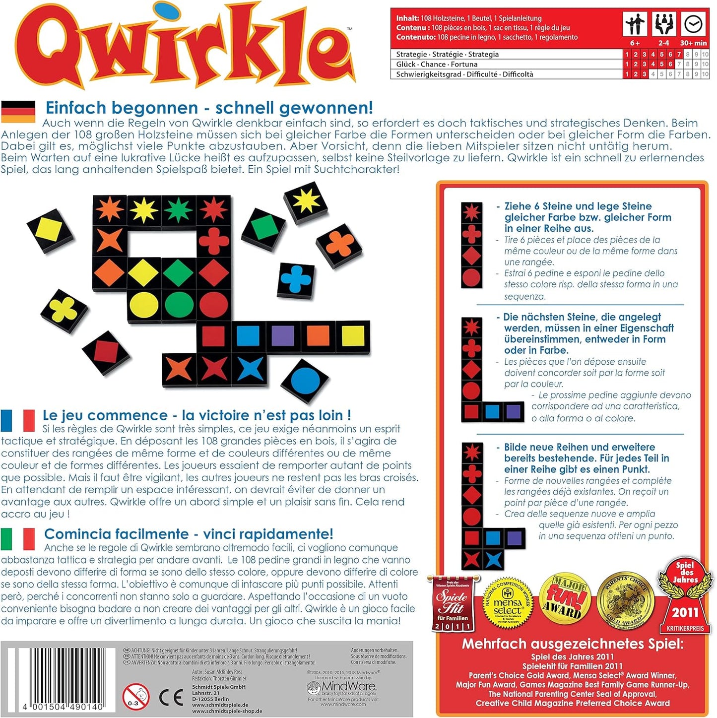 Qwirkle, STK