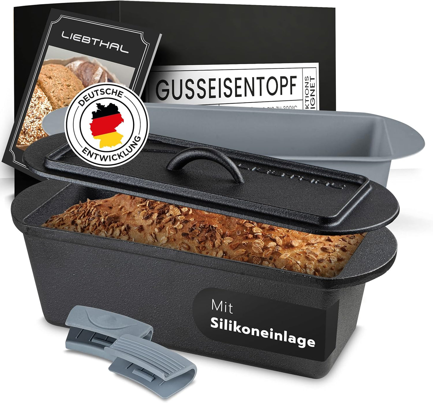 Brotbackform mit Deckel