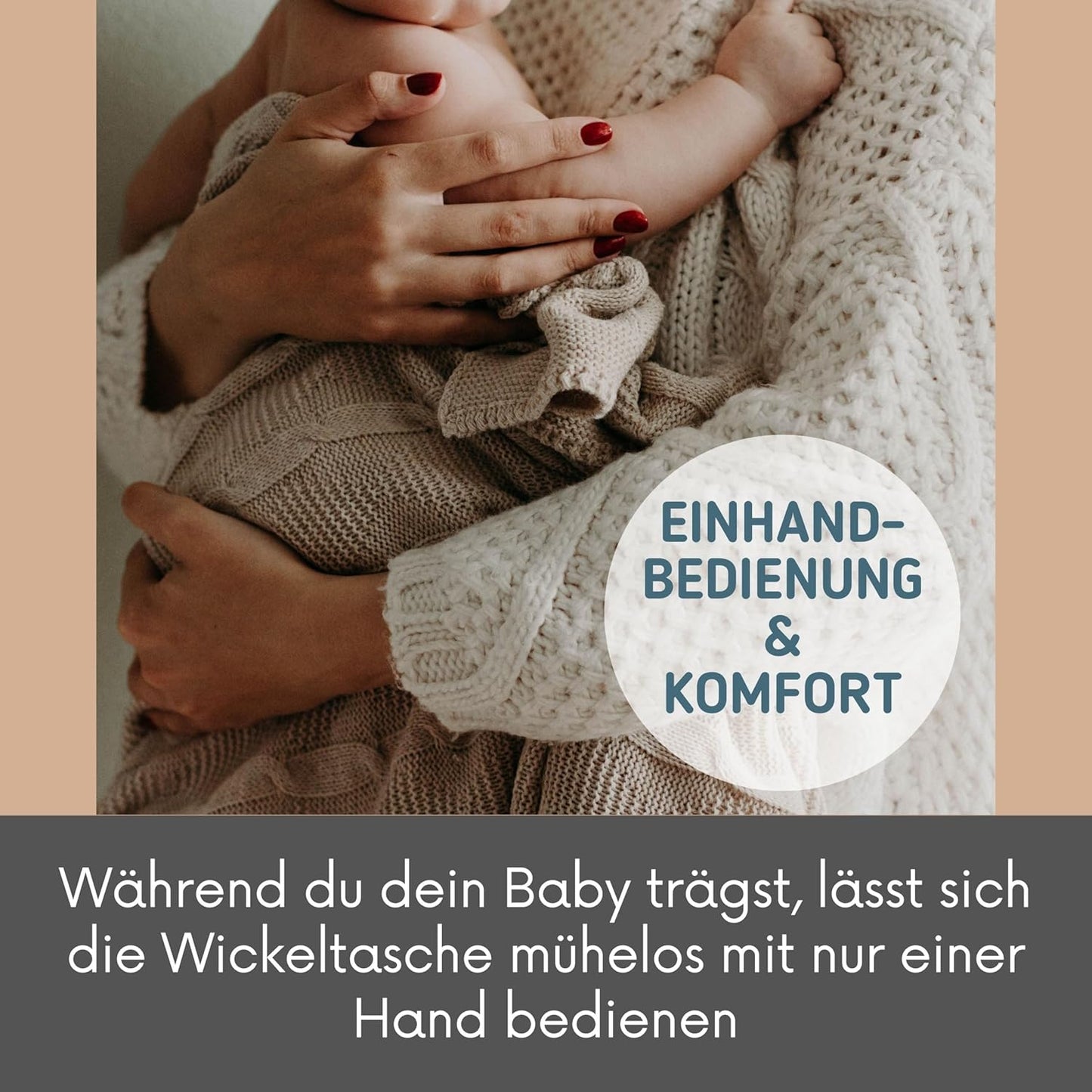 Wickelunterlage mit Windeltasche, BROWNBEAR