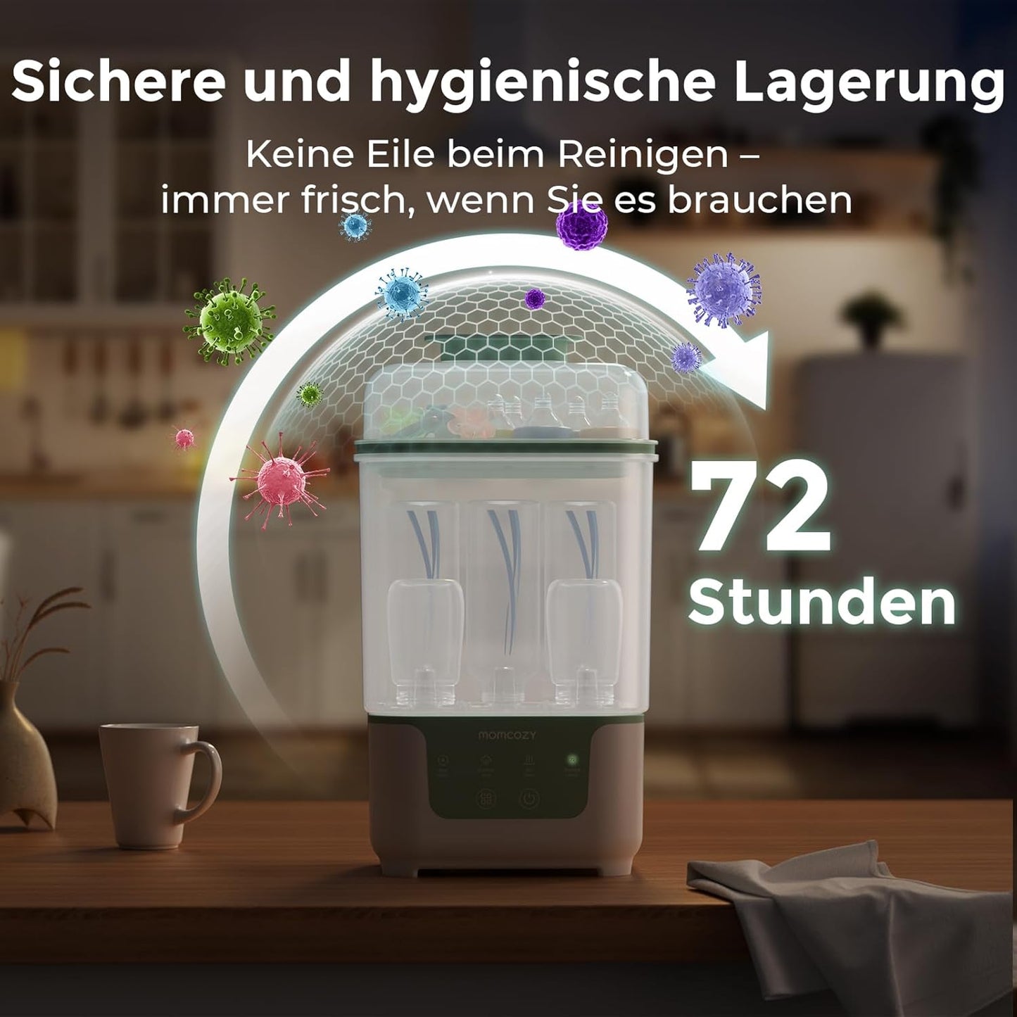 4-in-1 Dampfsterilisator & Trockner