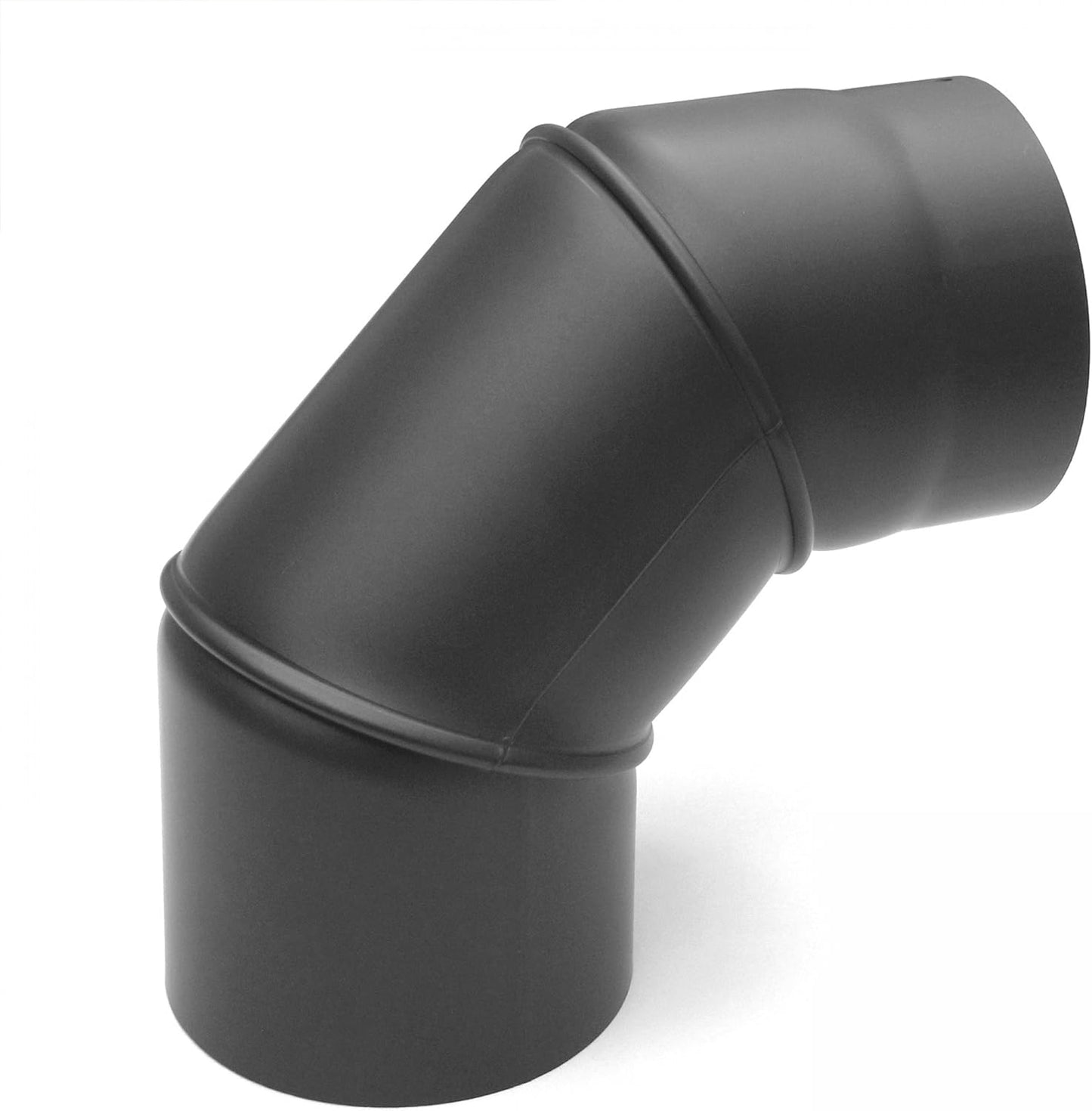 Rauchrohrbogen drehbar 0-90° (3-teilig, Ø 120 mm), 120 Gussgrau