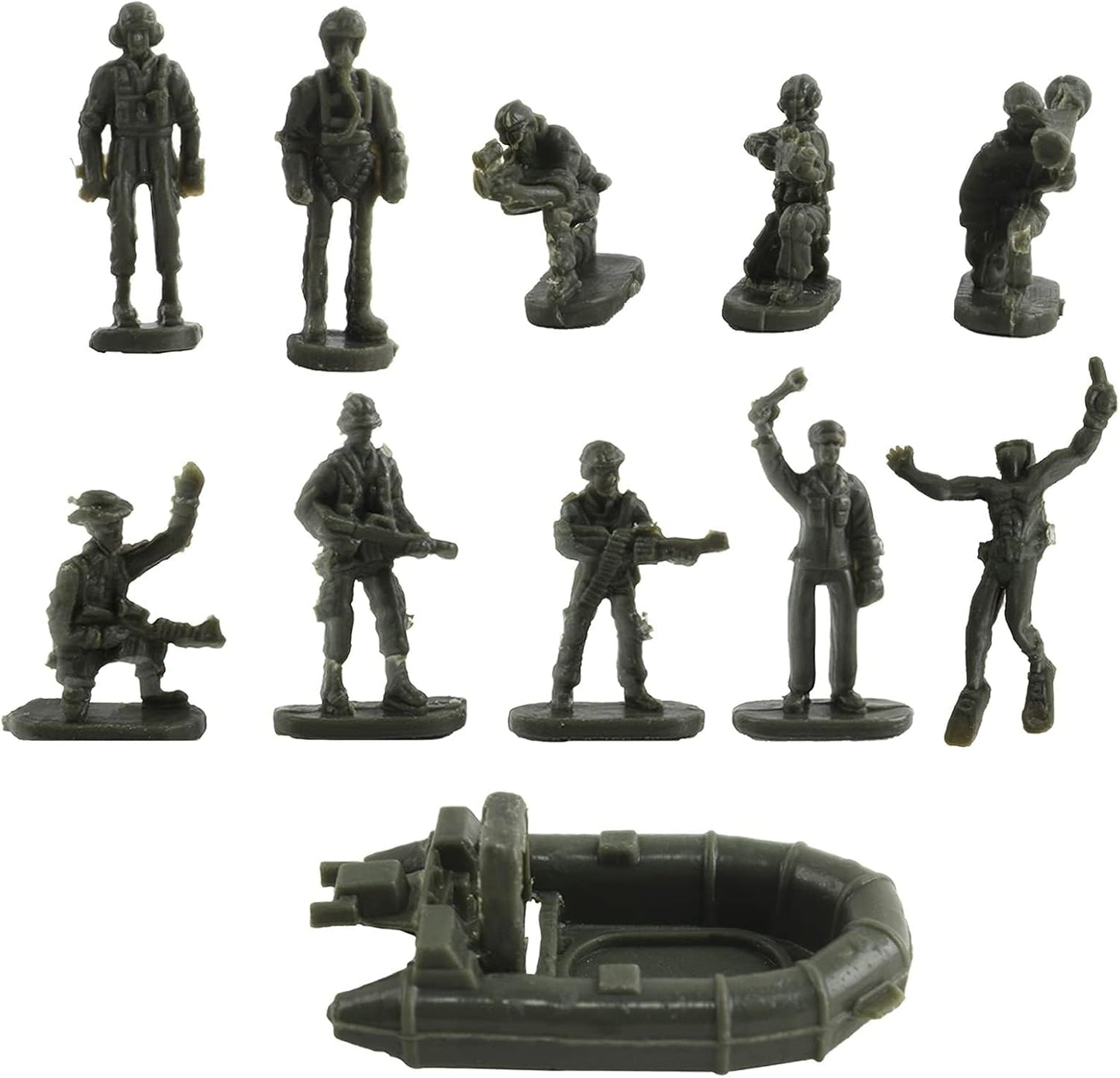 Modellschiff-Flugzeugträger-Set mit 25-teiligem Militärspielzeug, 25 Stck