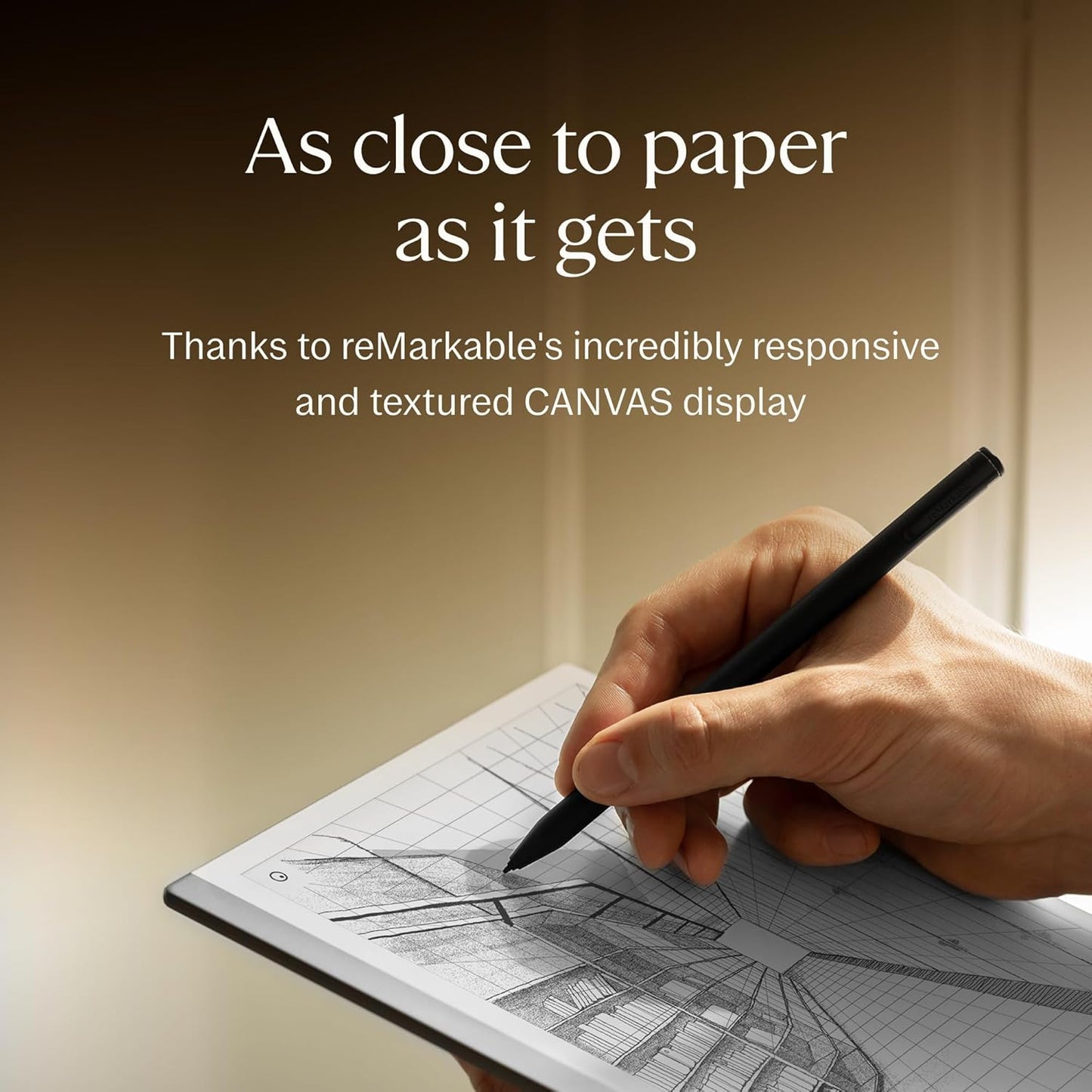 Papier-Tablet Bundle mit Marker Plus Pen und Folio, reMarkable 2 Bundle - Polymer Weave Folio