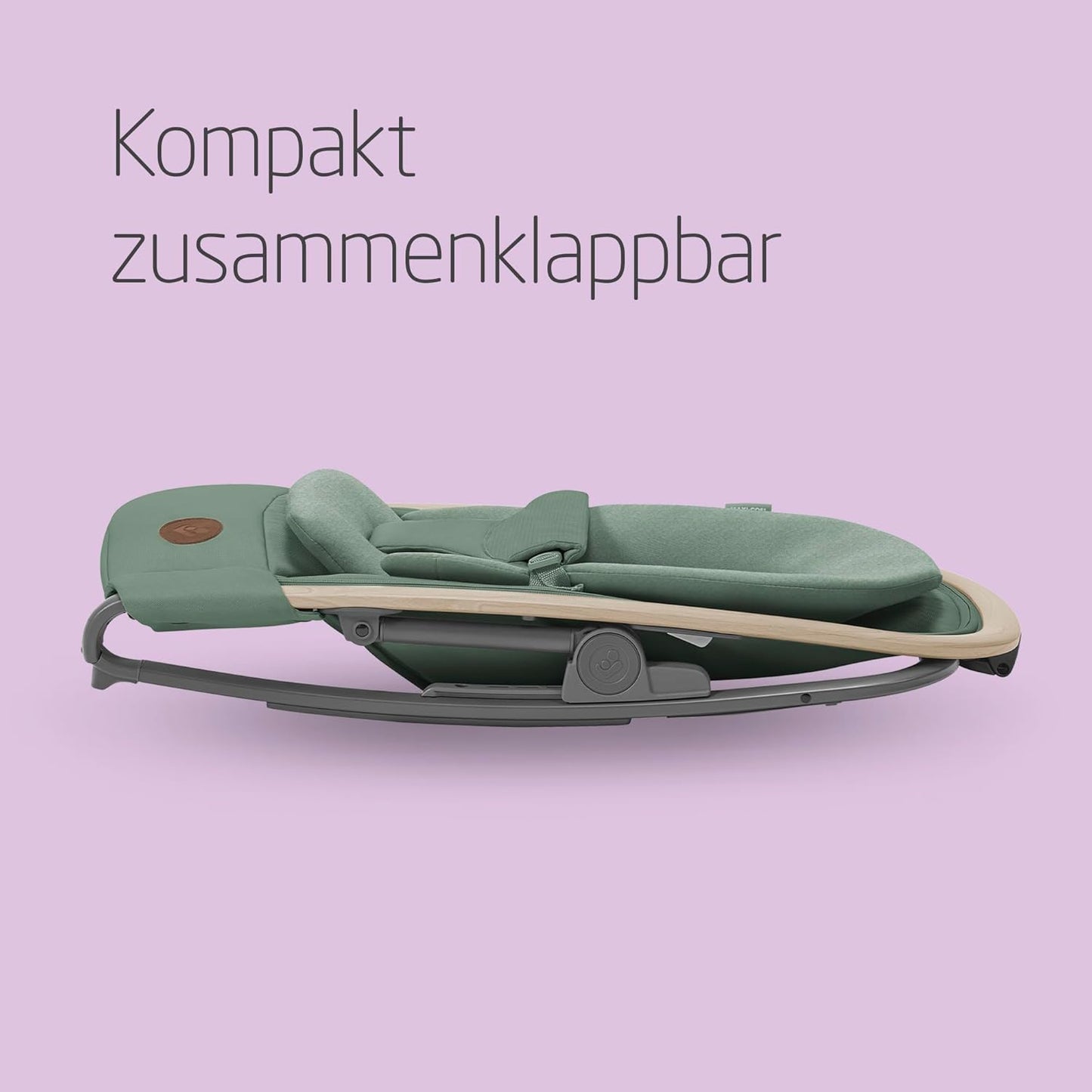 2-in-1-Babywippe Kori mit Spielzeugbogen, Beyond Green