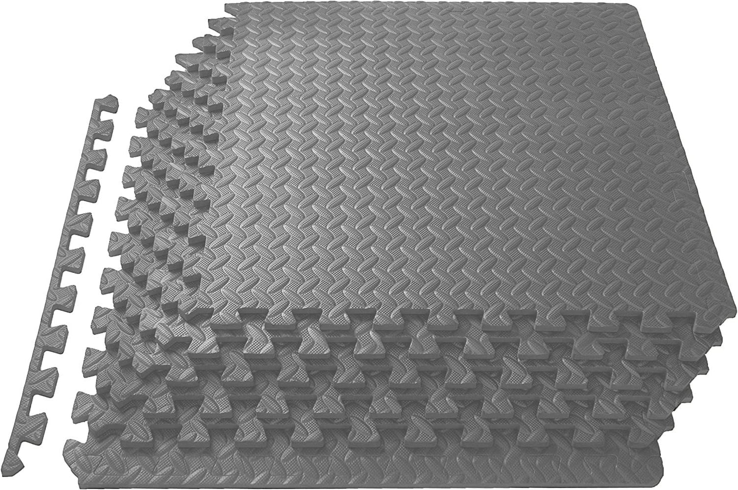Bodenschutzmatten-Set, Anthrazit 60L x 60B x 1D cm