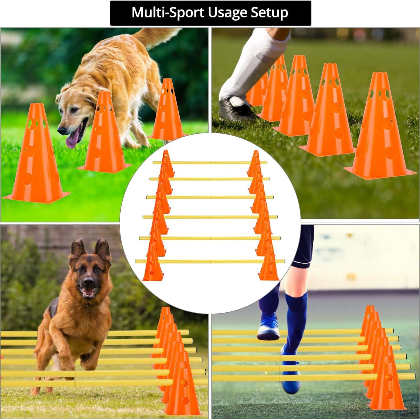 Steckhürdenset für Agility