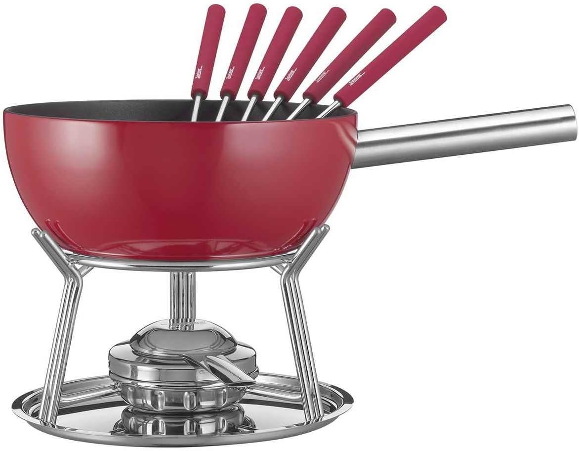 Fondue Set, Rot Fondue Set