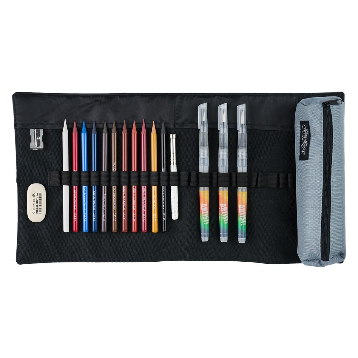 Künstler-Set mit Rolletui