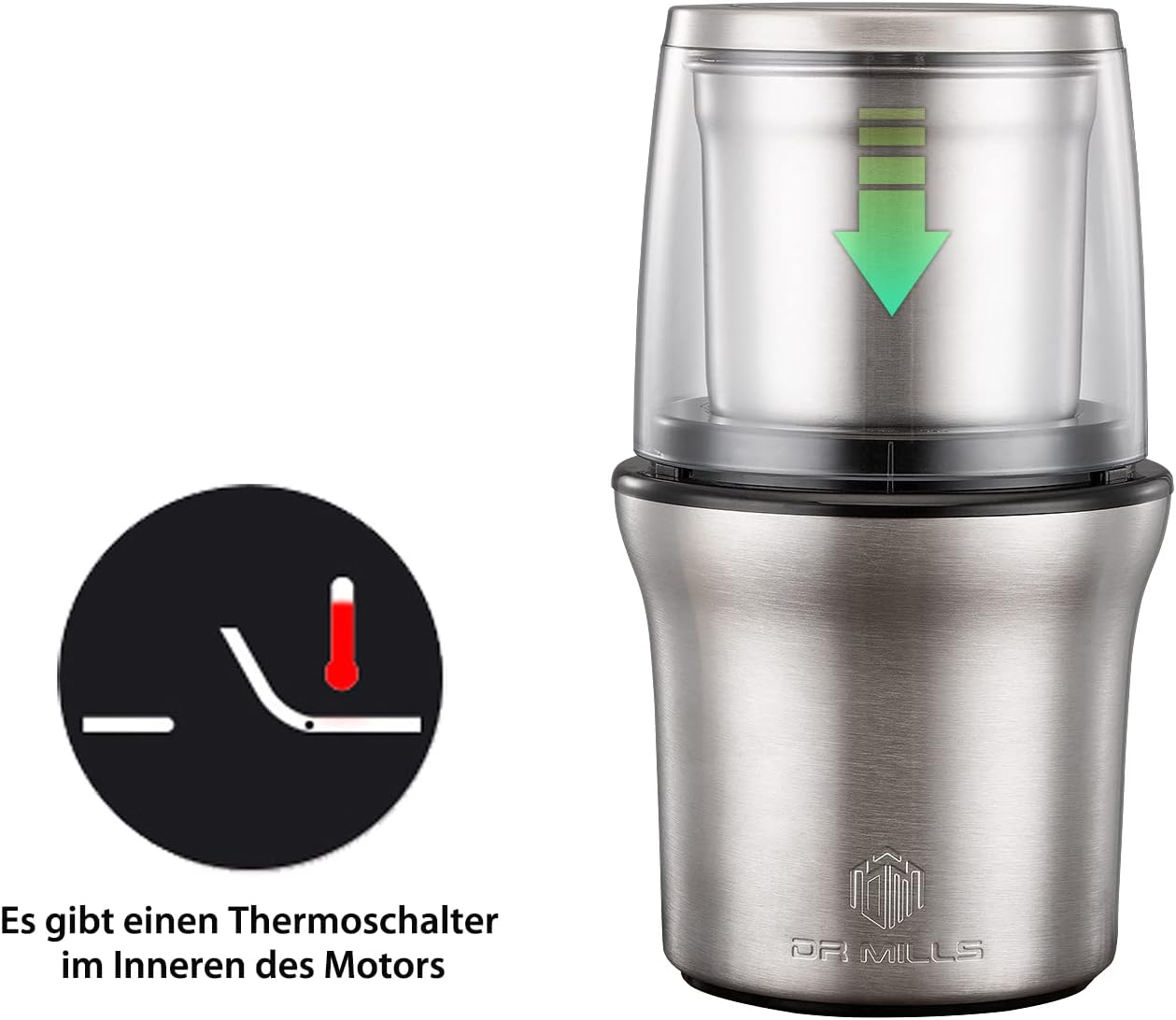 Gewürz- und Kaffeemühle DM-7412N, DM-7412N