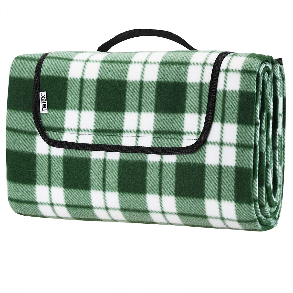 Picknickdecke XXL 200x200 cm wasserdicht und faltbar, 200 x 200 cm (Quadratisch) Kariert