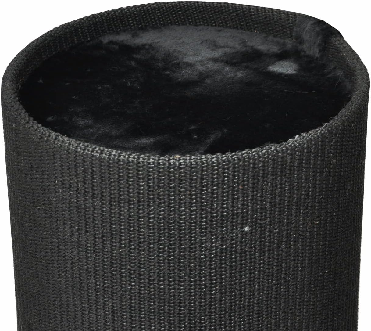 Kratztonne Oskar mit 3 Höhlen und Spielball, 100 x 37 cm schwarz