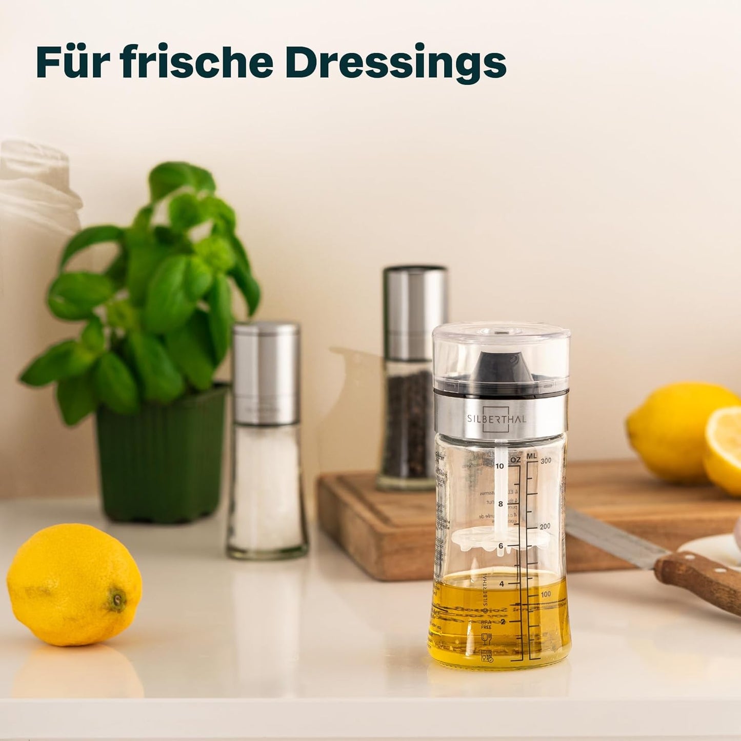 2-teiliges Dressingshaker Set, Dressingshaker 2x300 ml