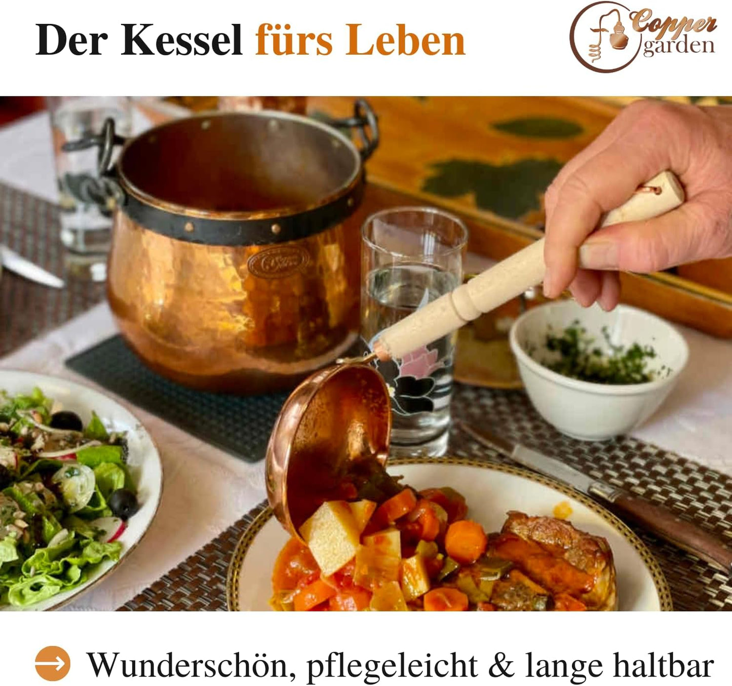 Kupferkessel, 20 L, 20 L Verzinnt