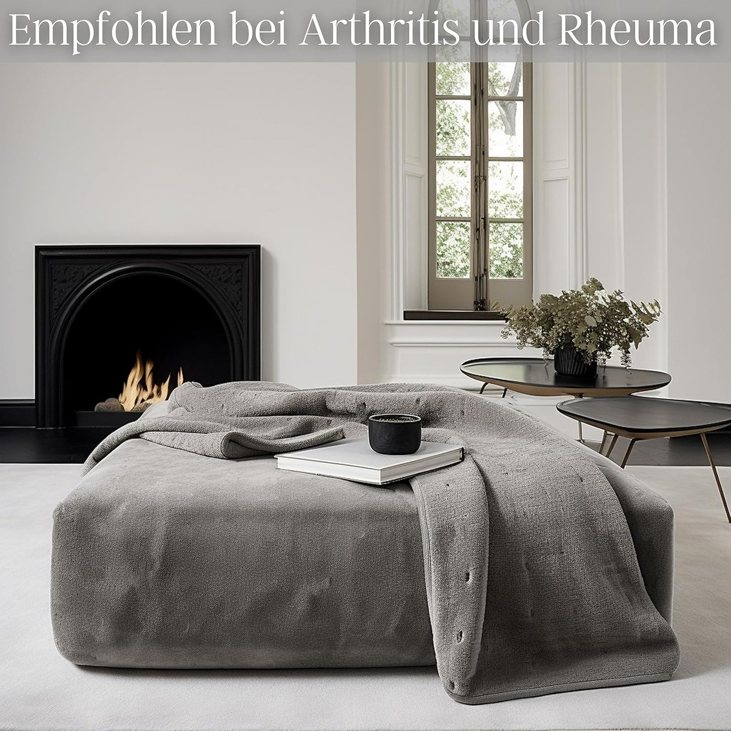 Heizdecke mit Timer und Fernbedienung