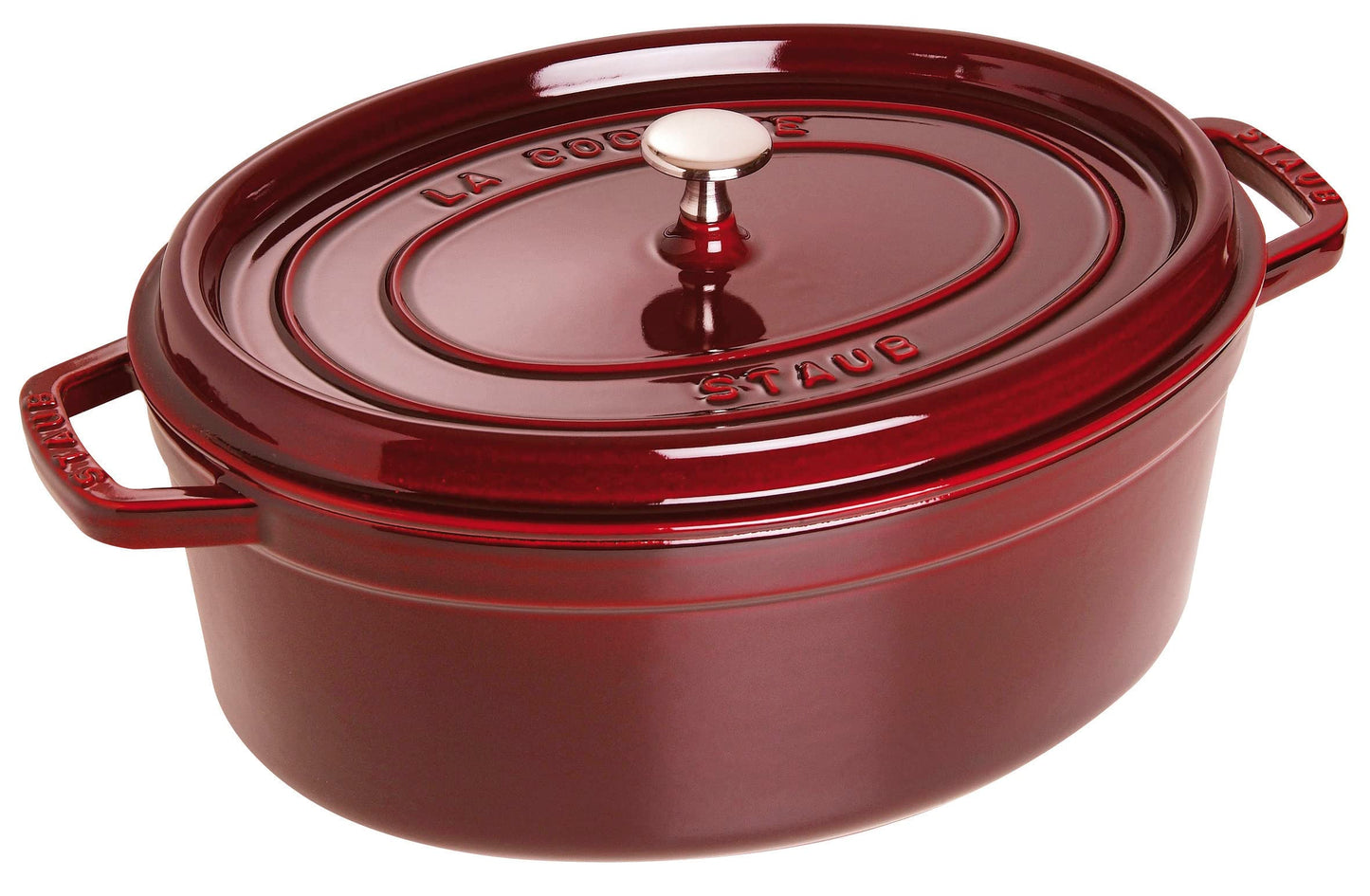Cocotte Bräter mit Deckel, 33 cm, 6.7 L Grenadine-Rot