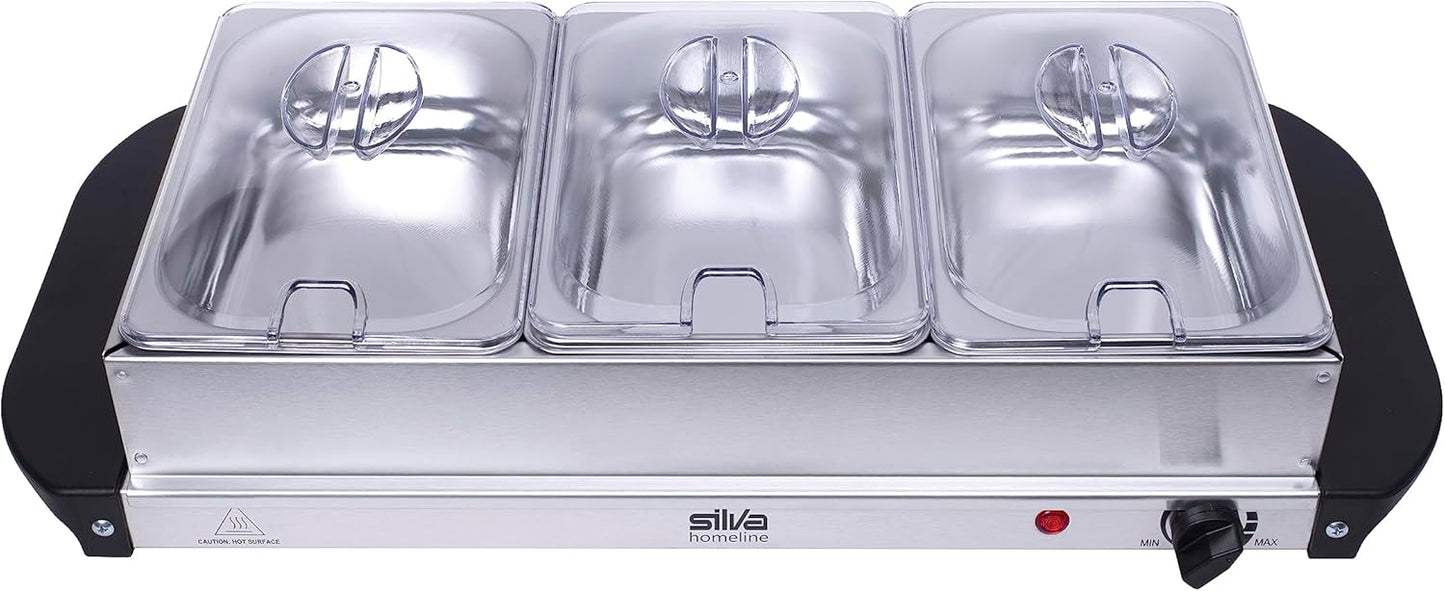 2-in-1 Buffetwärmer & Warmhalteplatte