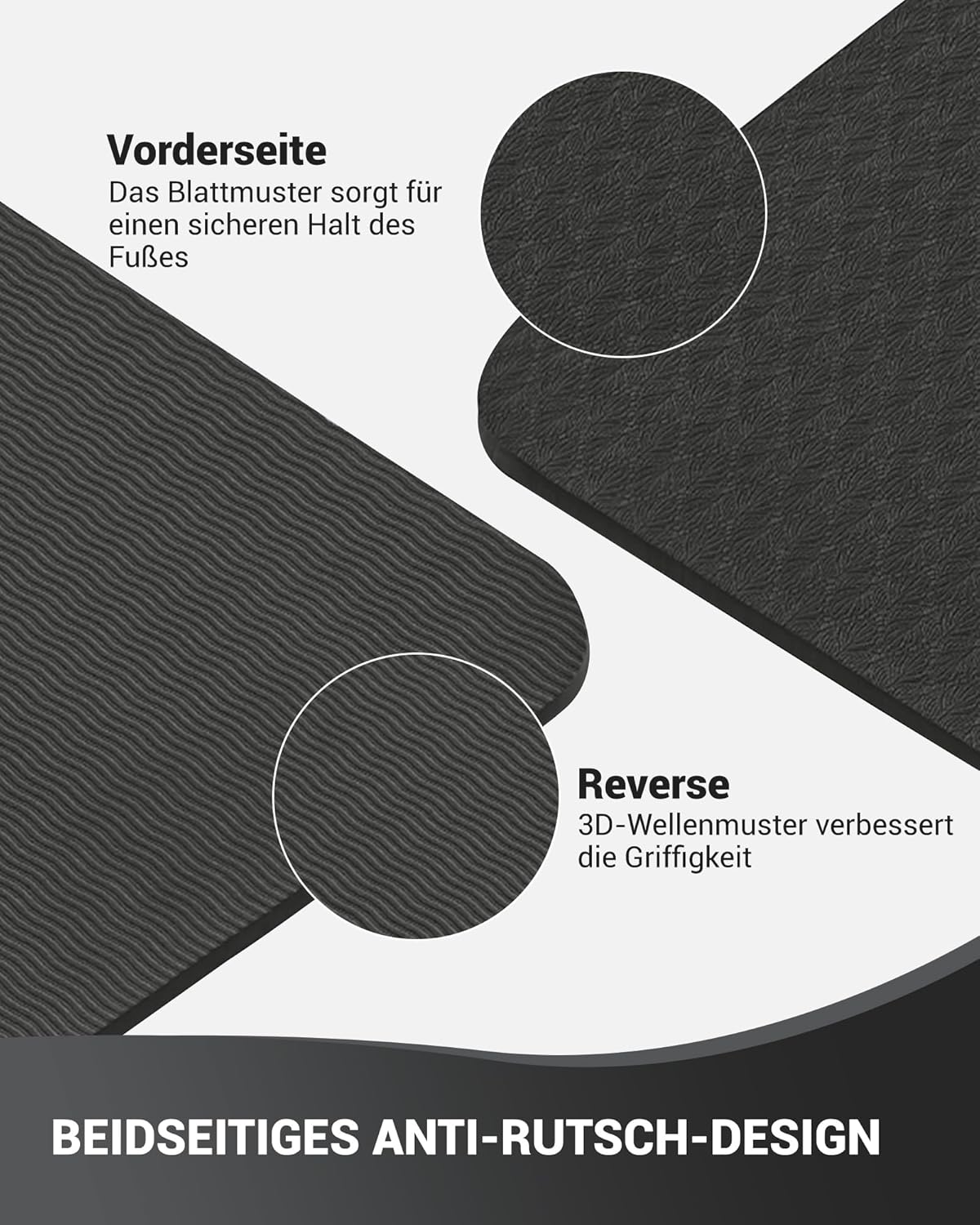Good Nite Yogamatte, Schwarz 6 mm
