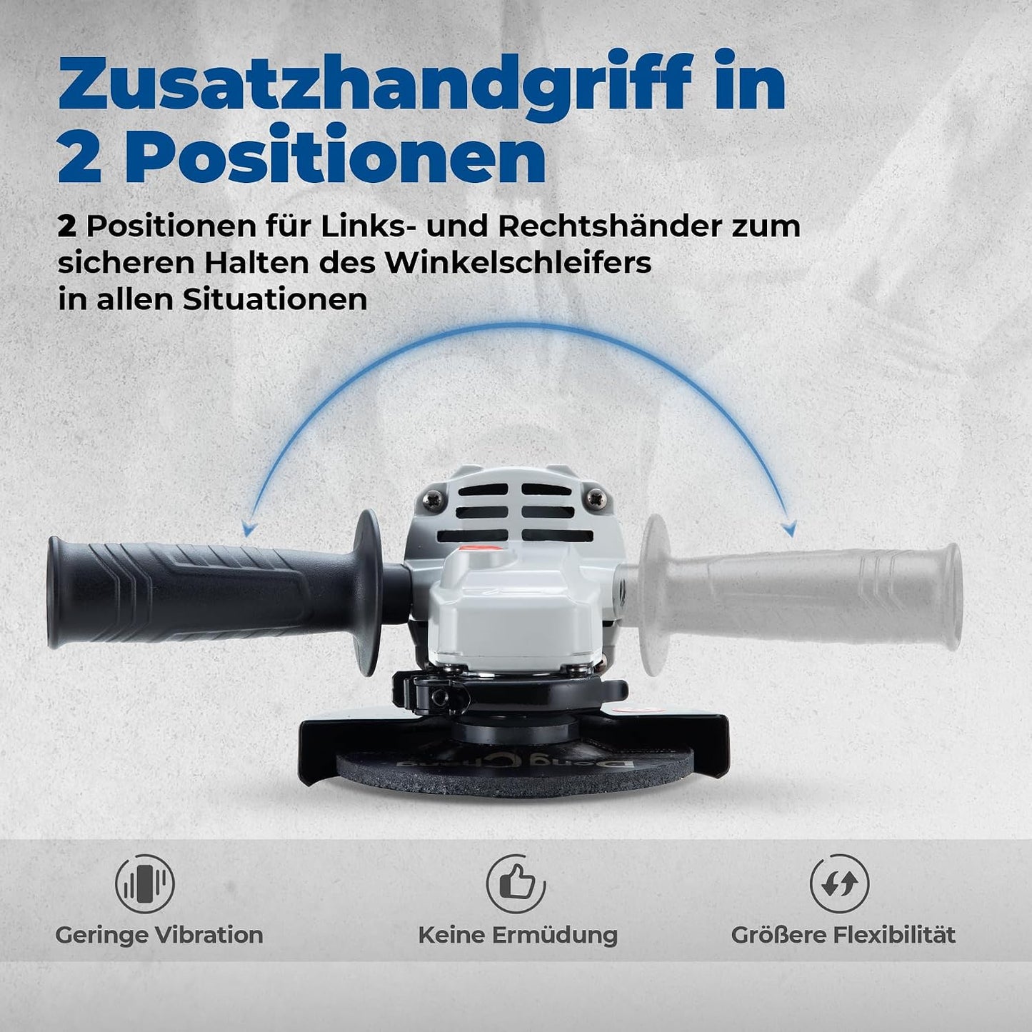 Winkelschleifer mit Zubehör, 1100W Winkelschleifer