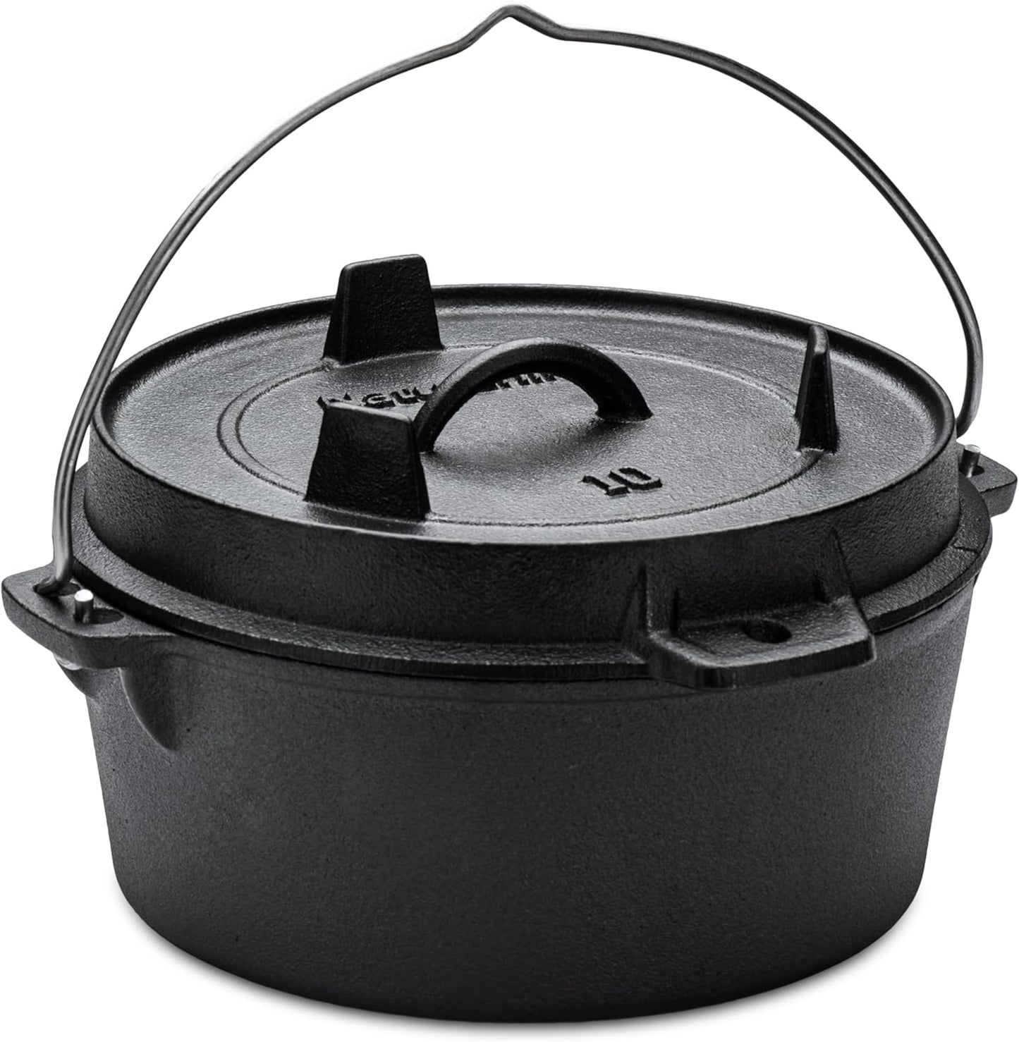 Dutch Oven mit Deckel, Schwarz