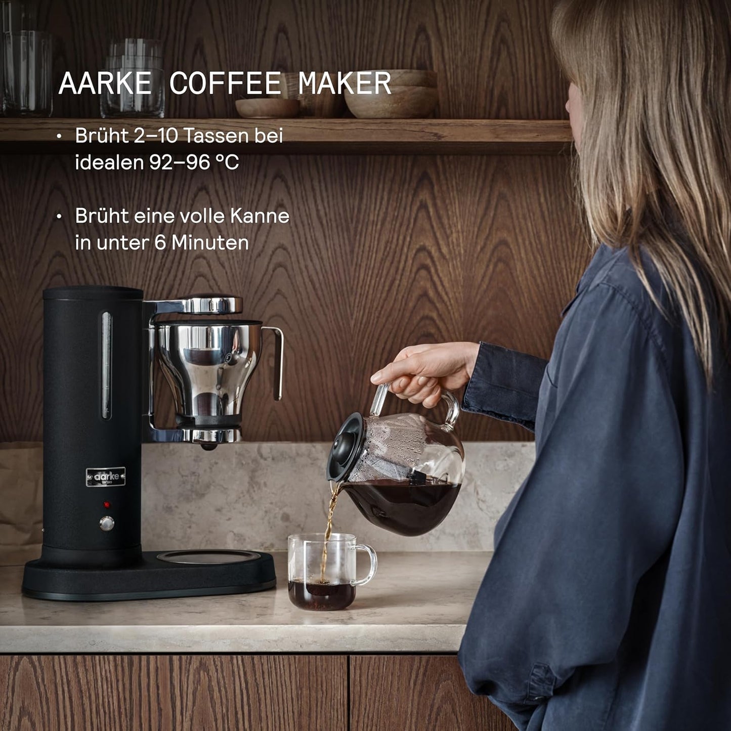 Elektrische Filterkaffeemaschine, 10 Tassen, ECBC-zertifiziert