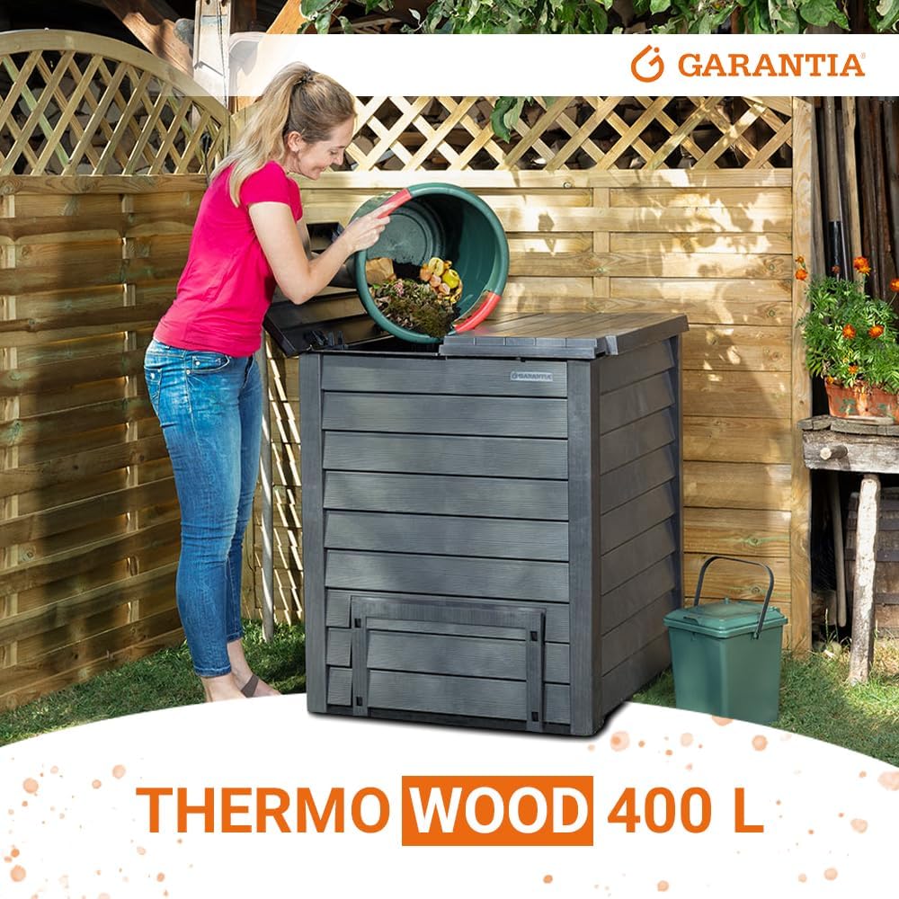 Thermo-Wood Komposter mit Bodengitter, 400 Liter, 400 L inkl. Bodengitter