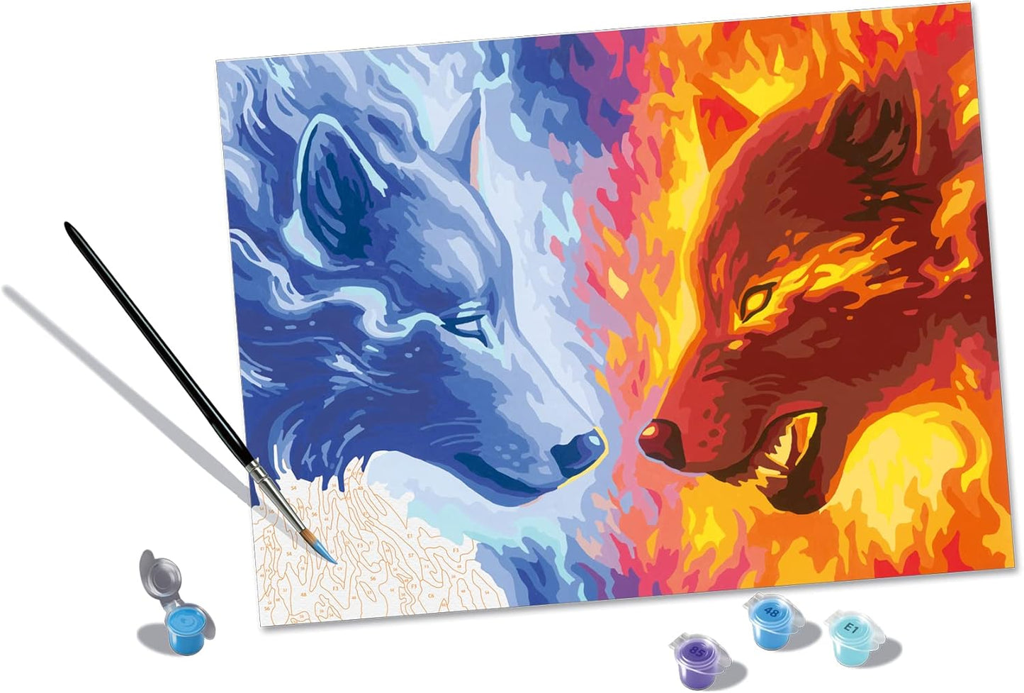 CreArt Fire & Ice Malen nach Zahlen, Neue Version