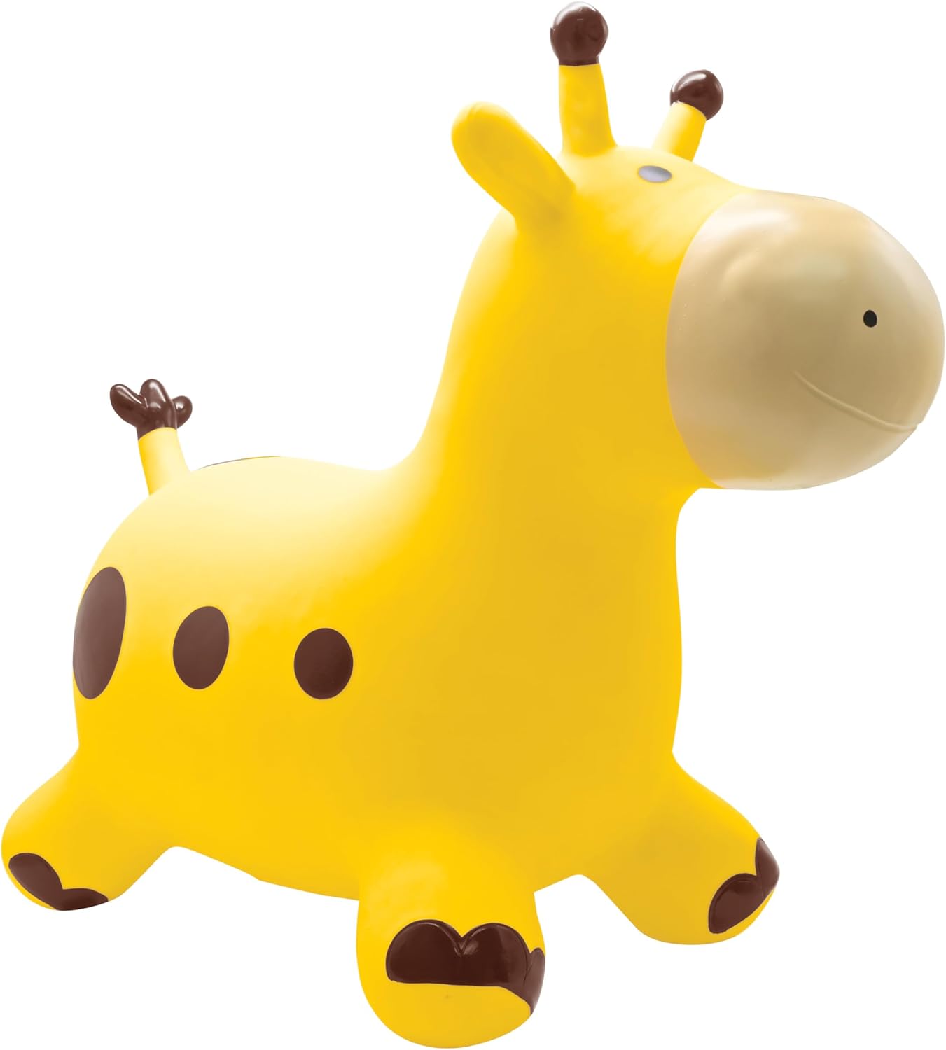 Aufblasbare Springgiraffe mit Handpumpe, Giraffe