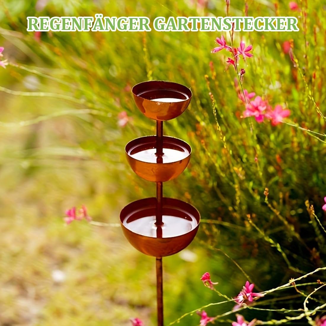 Gartenstecker Insektentränke