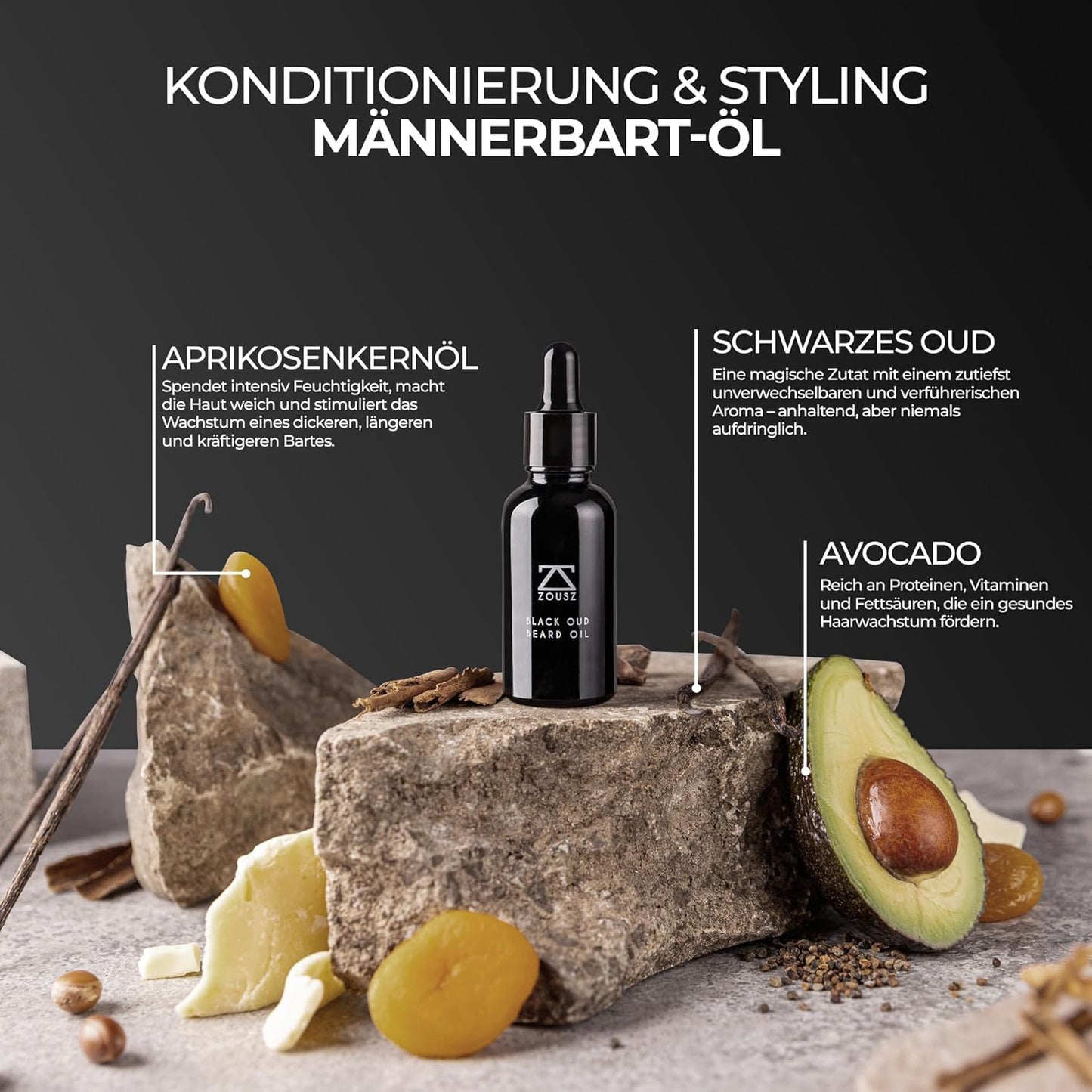 Black Oud Bartöl, Black Oud 30 ml (1er Pack)