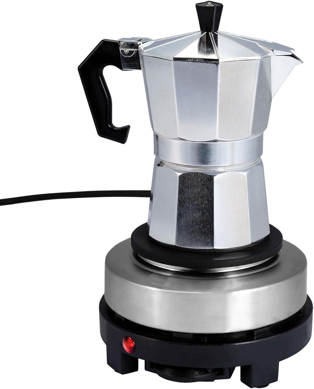 Klassischer Espressokocher, 150 ml für 3 Tassen