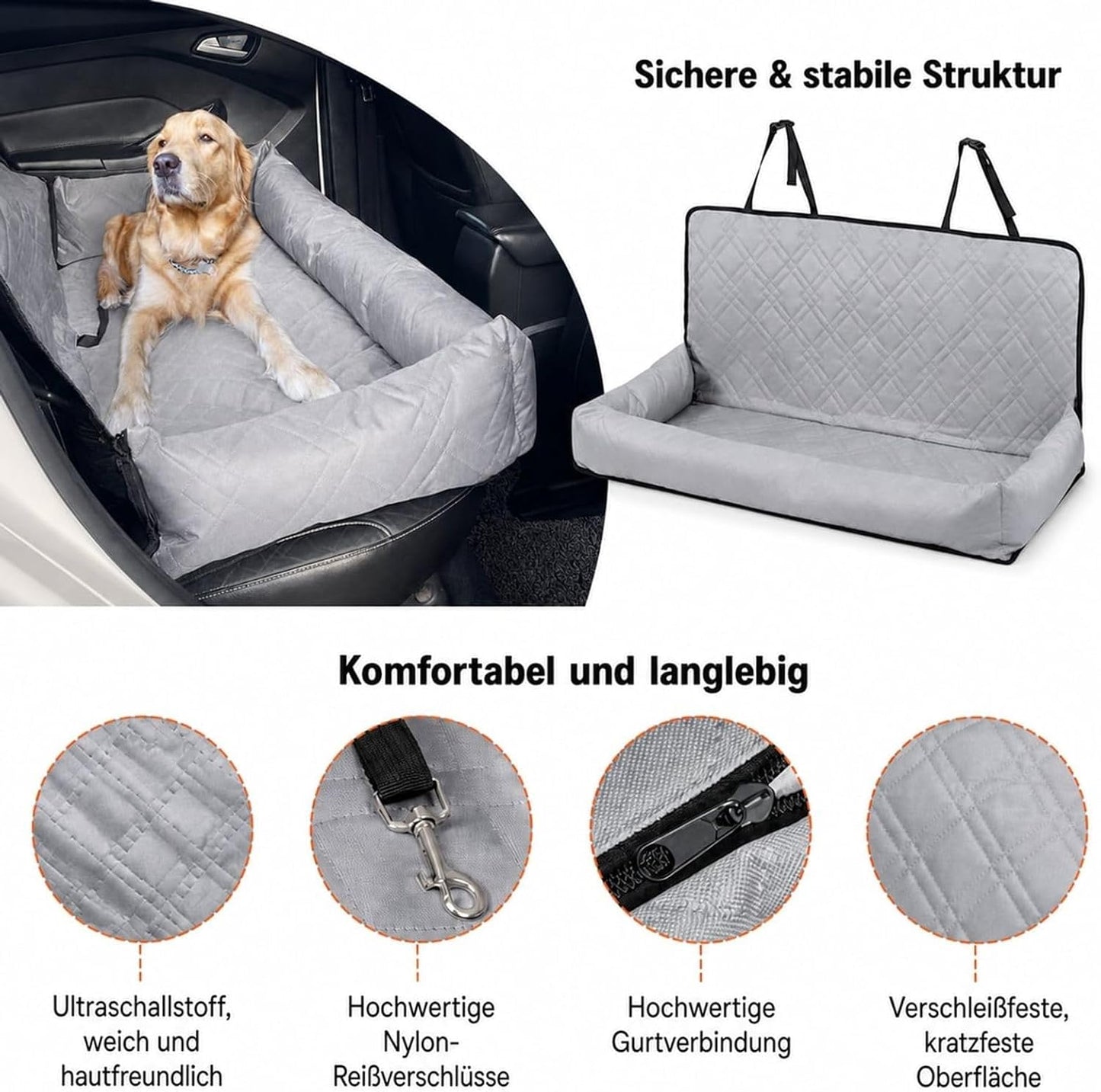 Autositz für Hunde