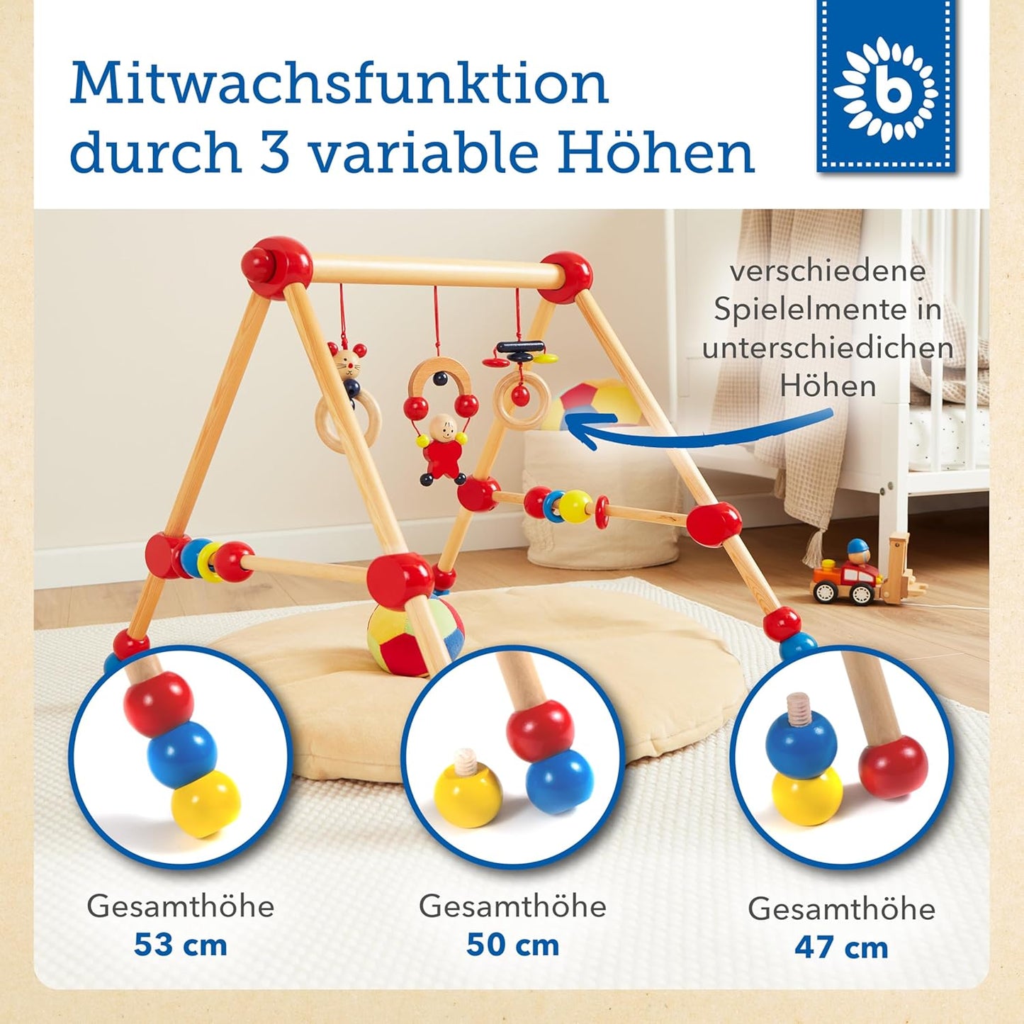 Höhenverstellbares Spieltrapez