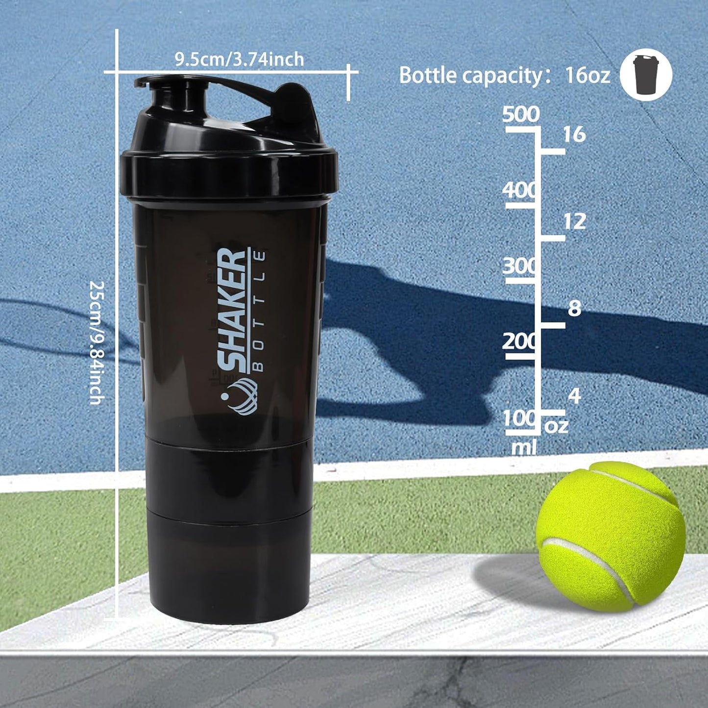 Protein-Shaker, Schwarz