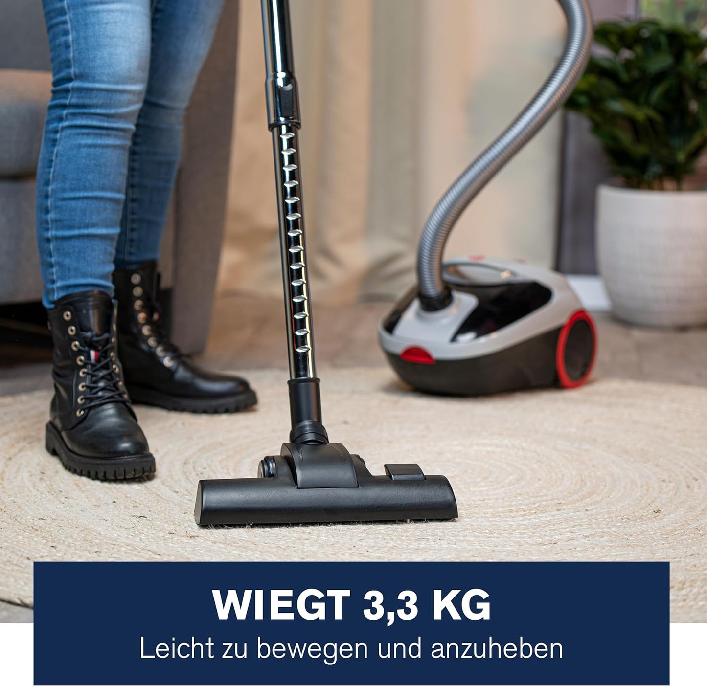 Bodenstaubsauger DD2001 mit Beutel und HEPA Filter, DD2001