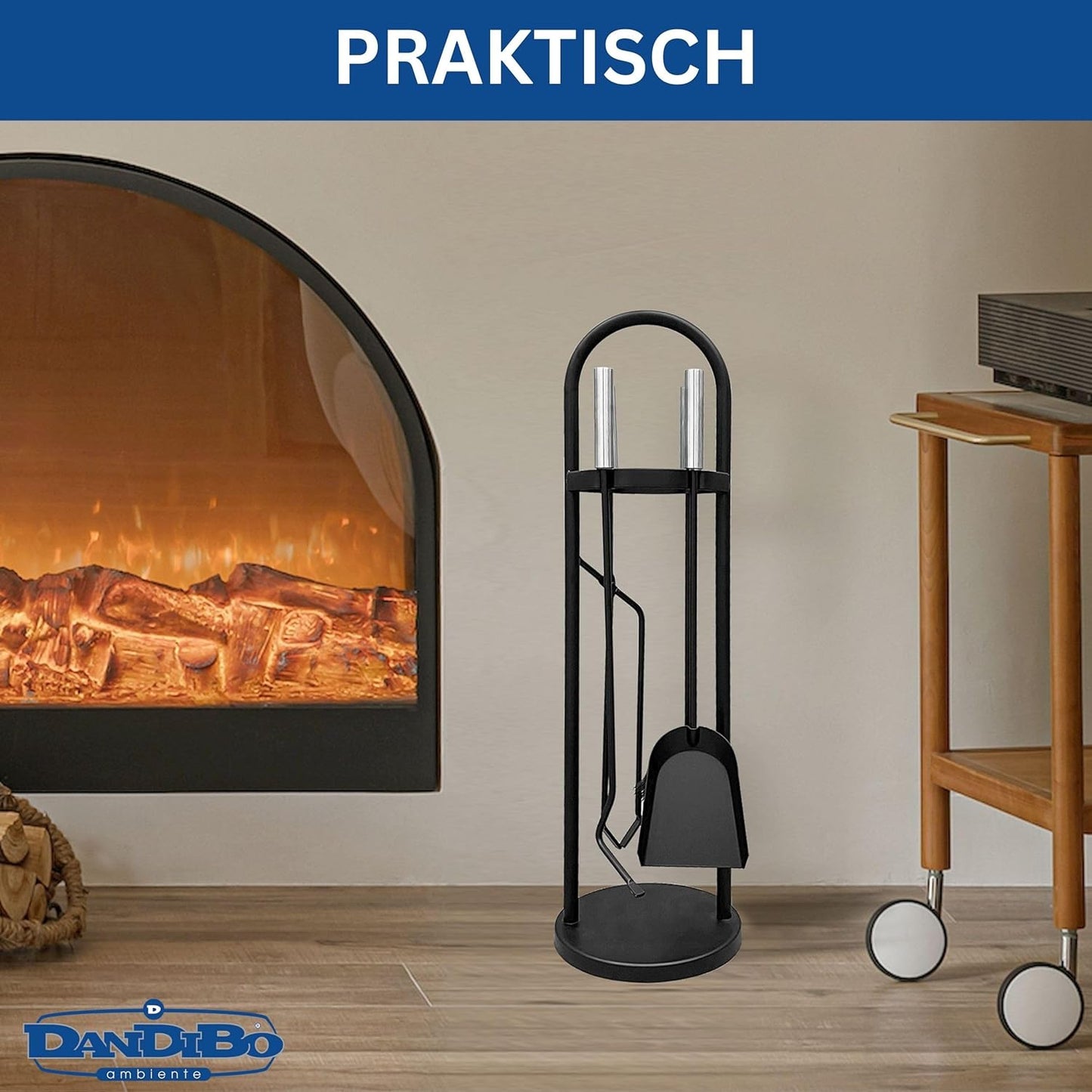 5-teiliges Kaminbesteck-Set