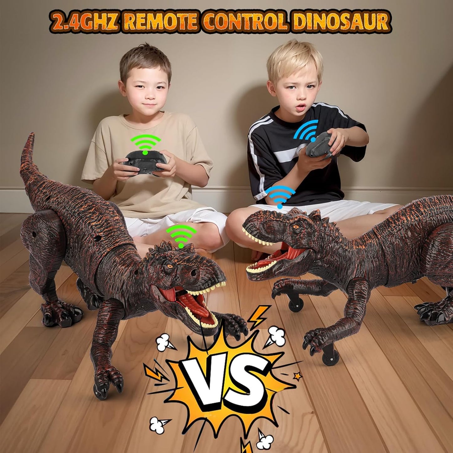 RC Dinosaurier-Roboter mit Sound & Licht