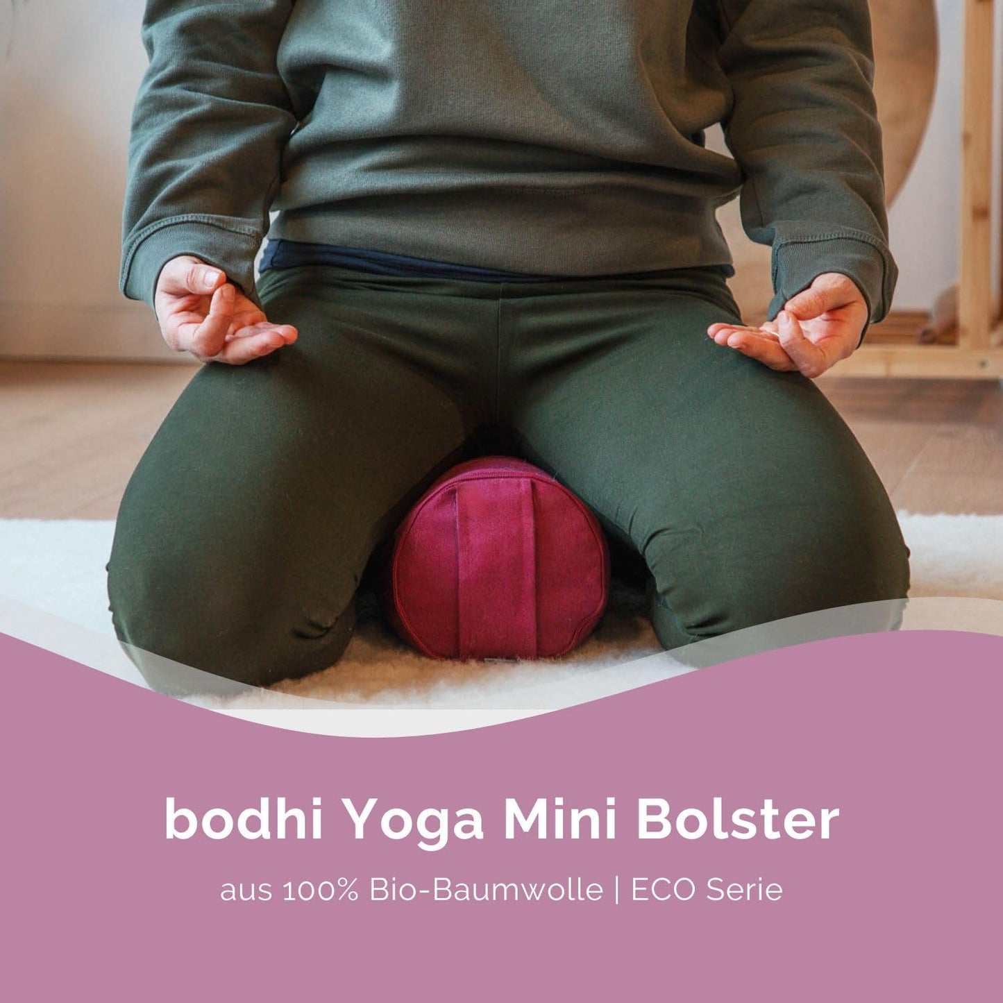 Mini Yogabolster, Mineral Blue