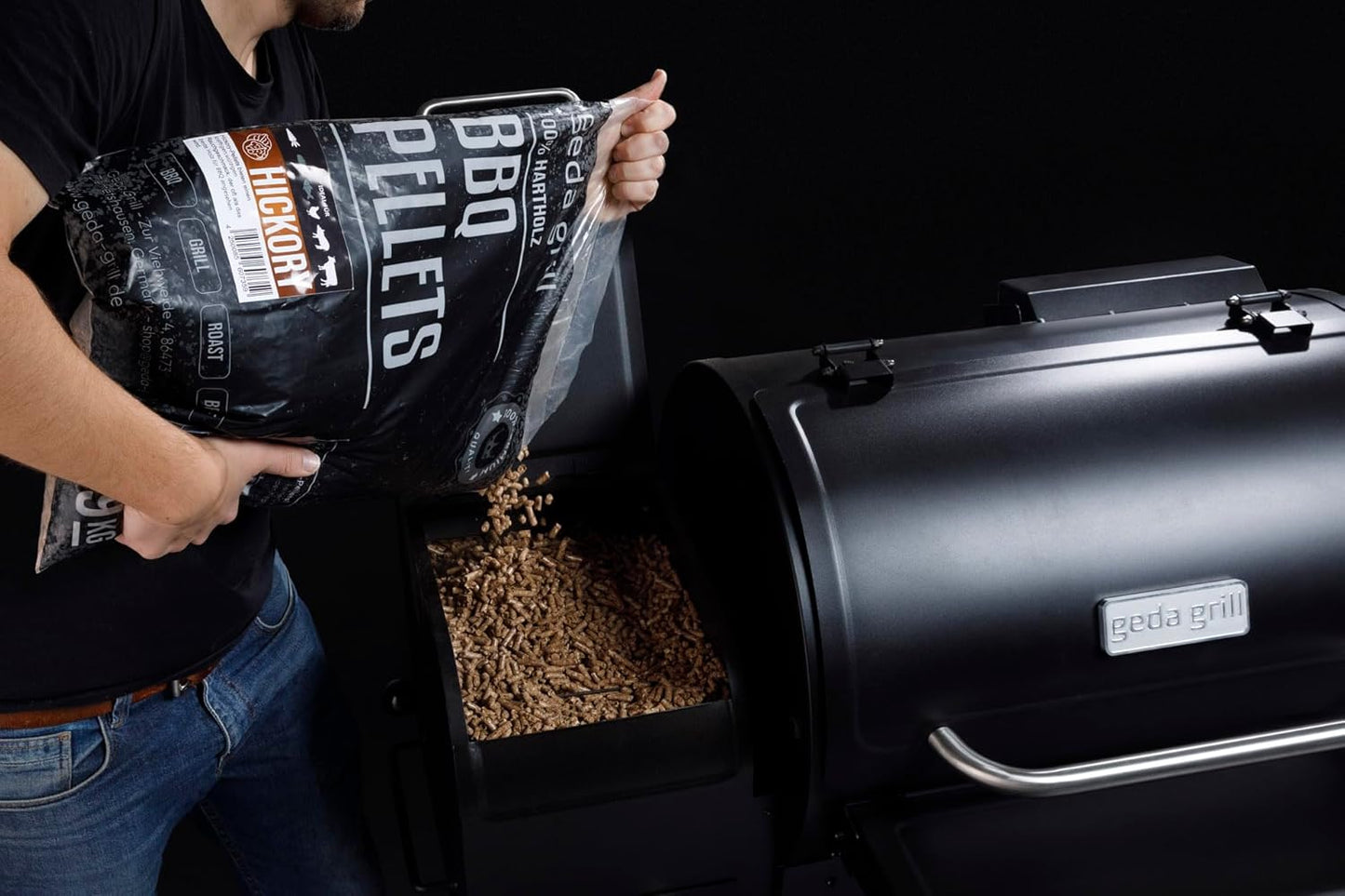 Grillpellets für Pelletsmoker & Räucherofen, Hickory